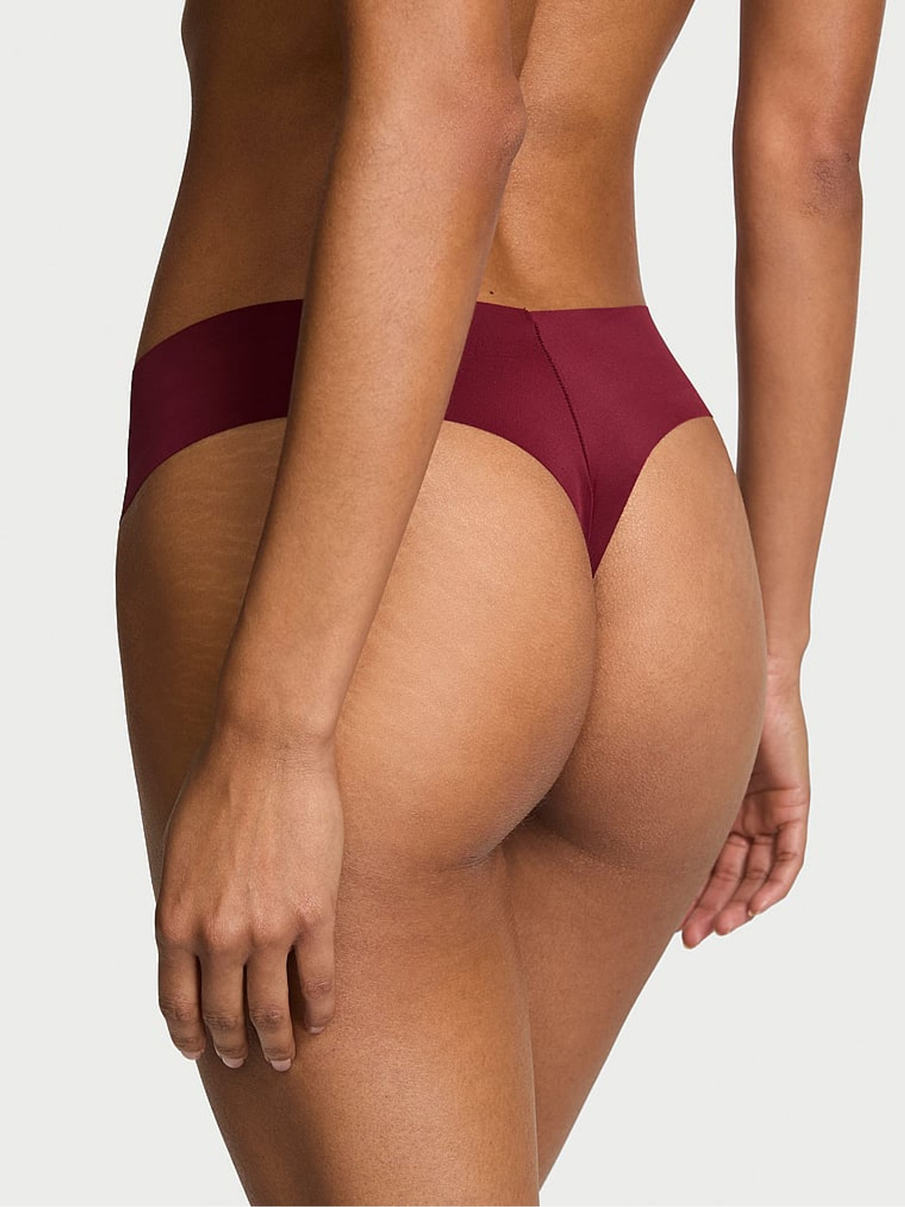 Sangria Red Thong Knickers - Image 2 of 2 Sangria Red Thong Knickers - Image 2 of 2