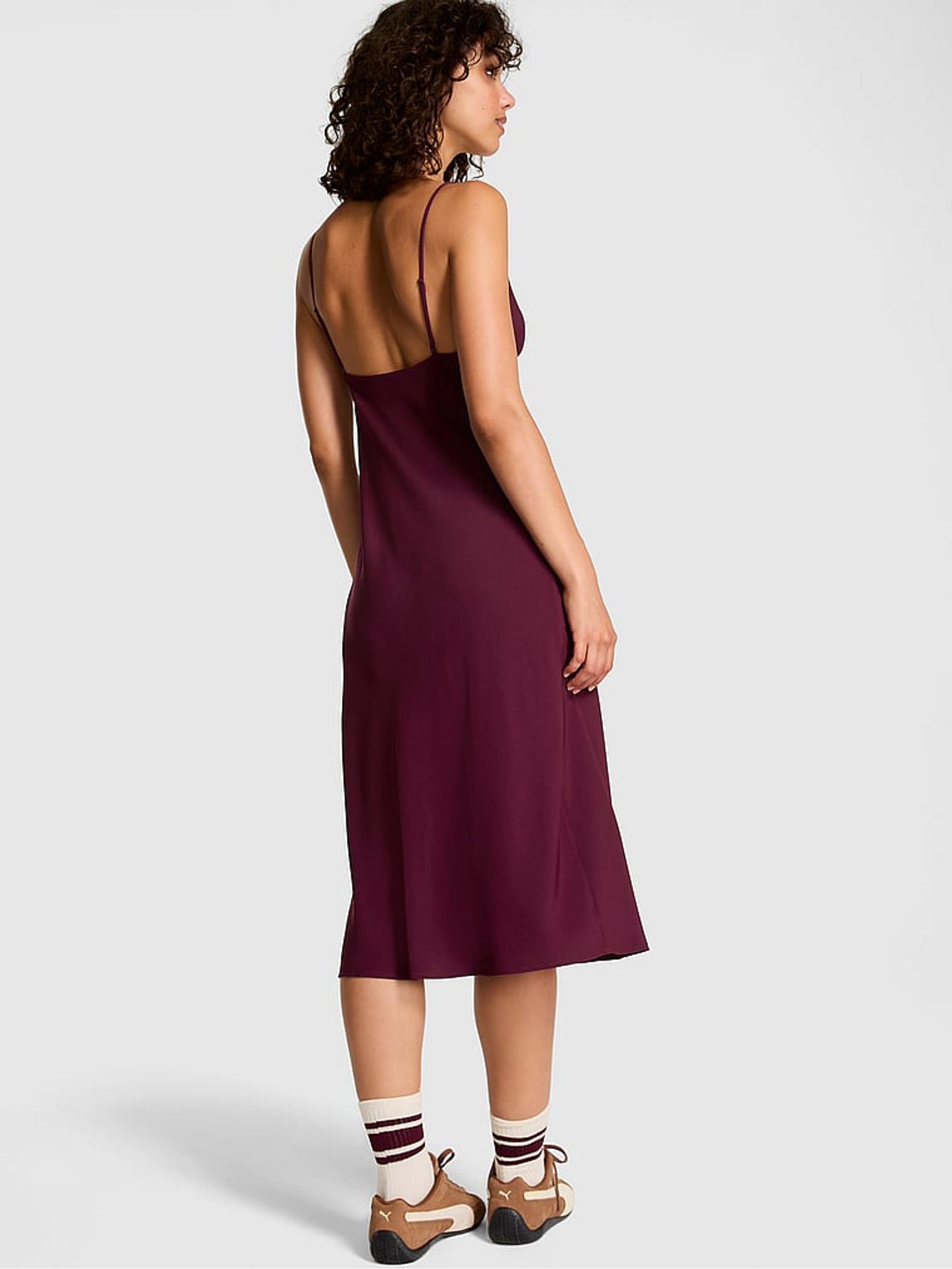 Purple Rose Slip Dress - Image 2 of 2