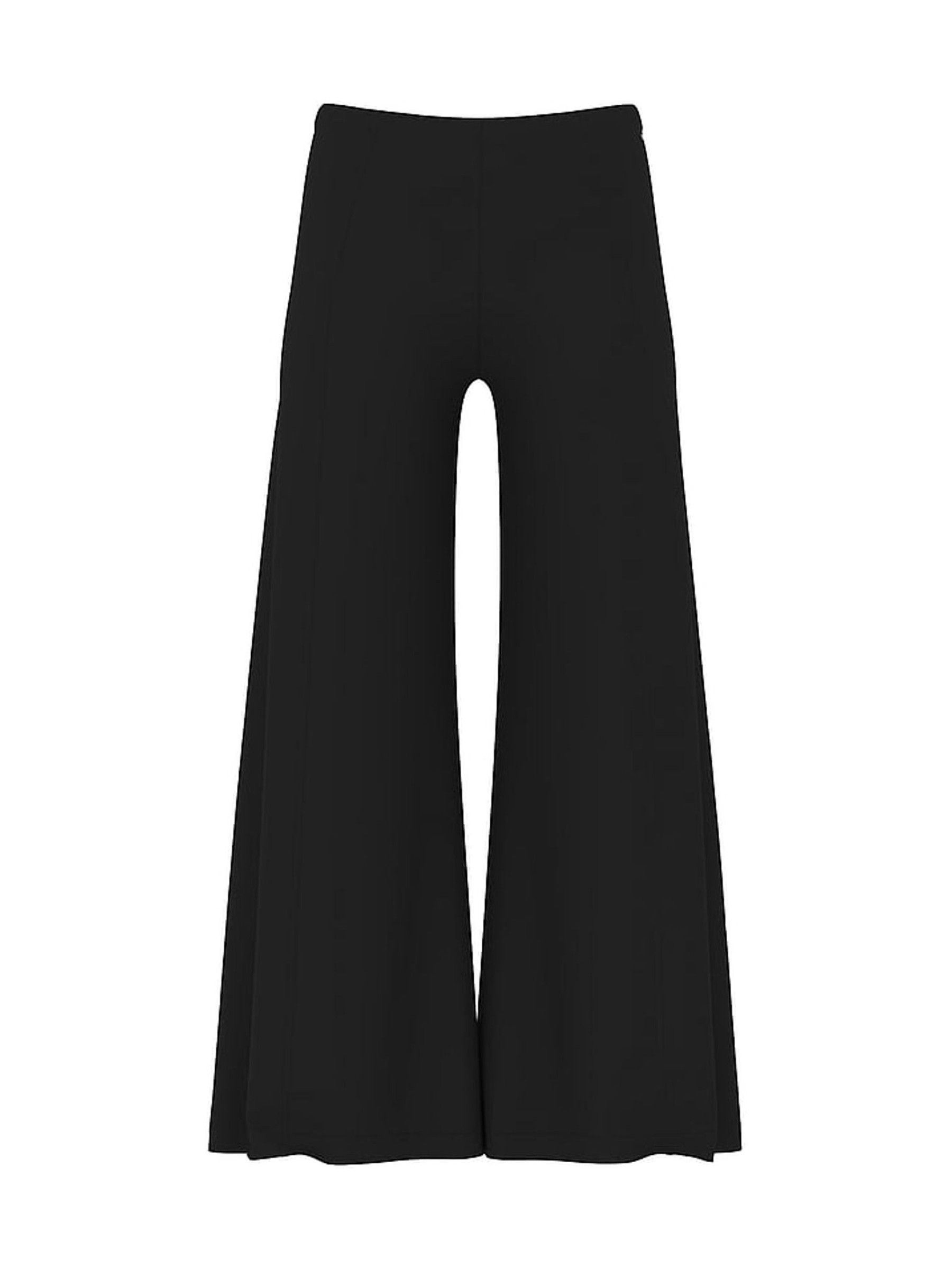 Black Elevate™ Ultra Wide Leg Trousers - Image 3 of 3