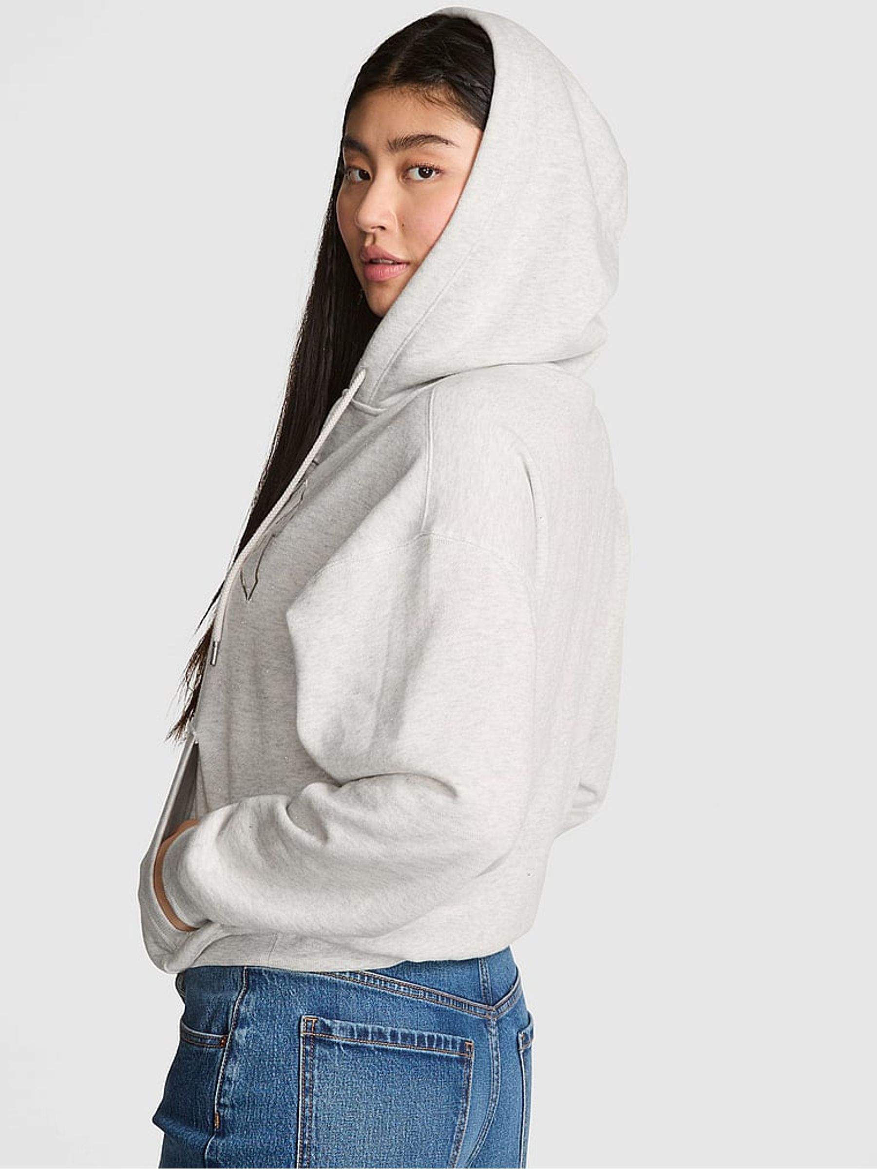 Heather Snow White Hoodie - Image 2 of 4