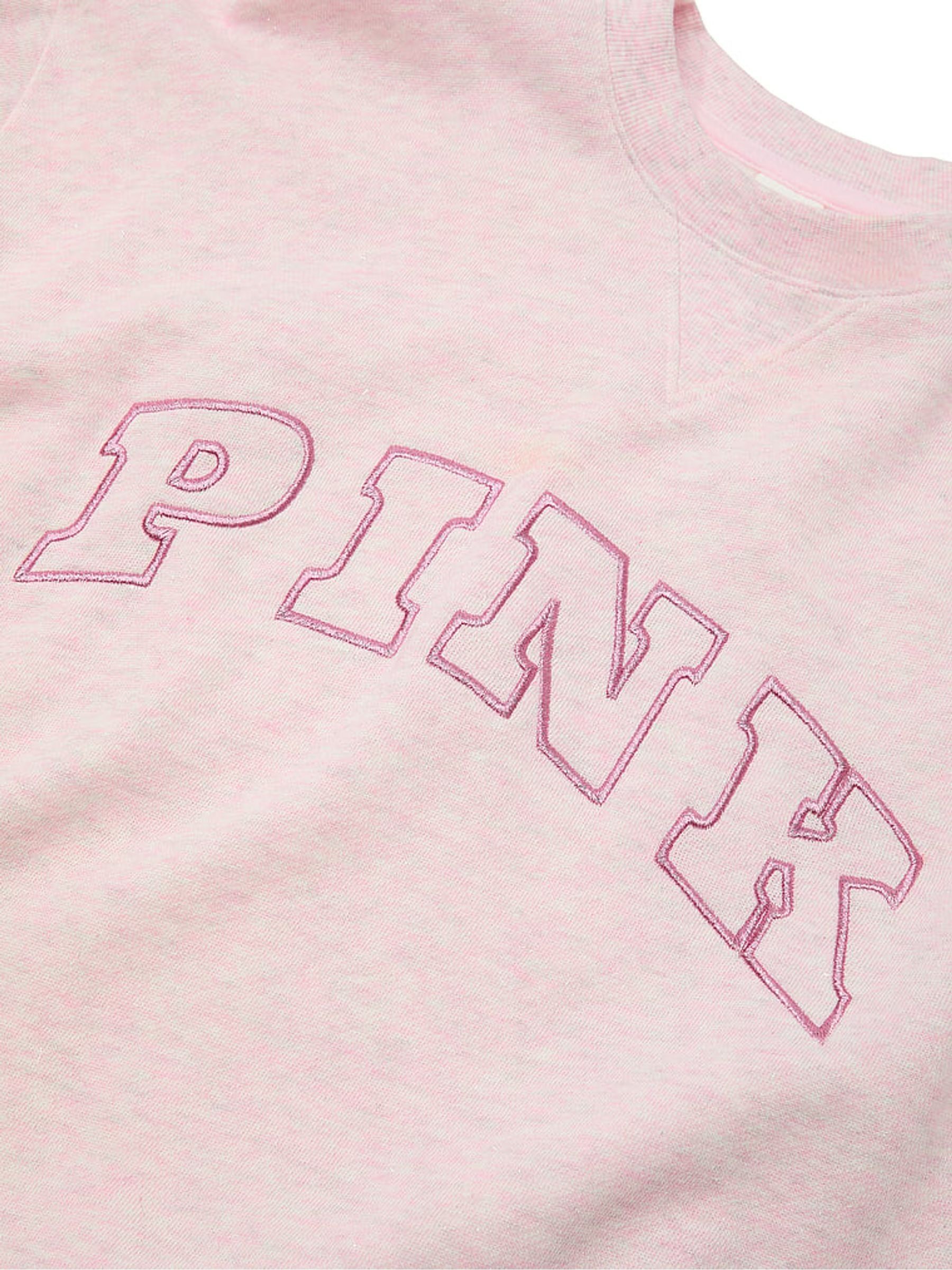 Heather Pink Petal Fleece Sweatshirt - Image 3 of 3