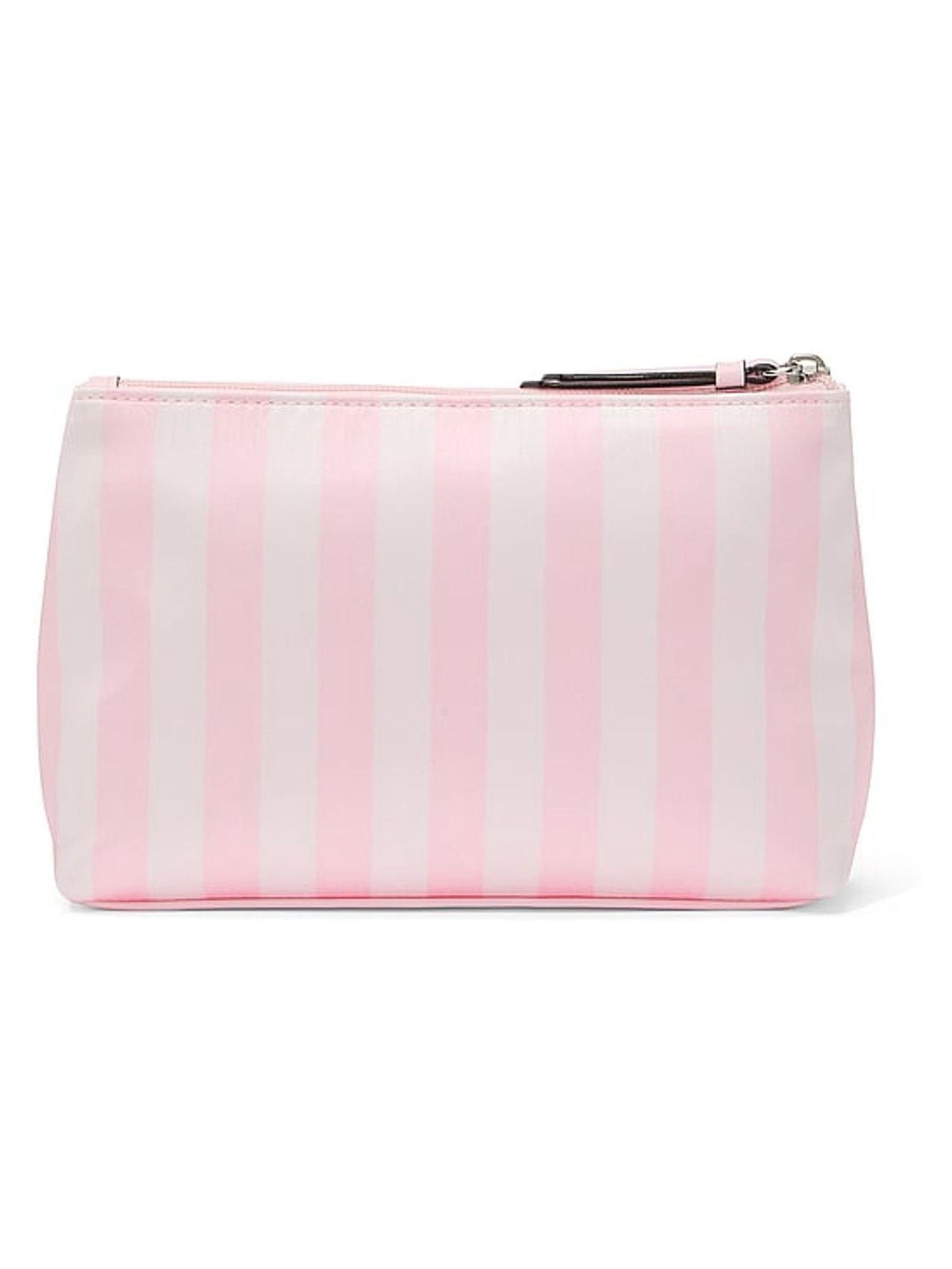 Pink Iconic Stripe Shine Fashion Show Satin Pouch - Image 2 of 3