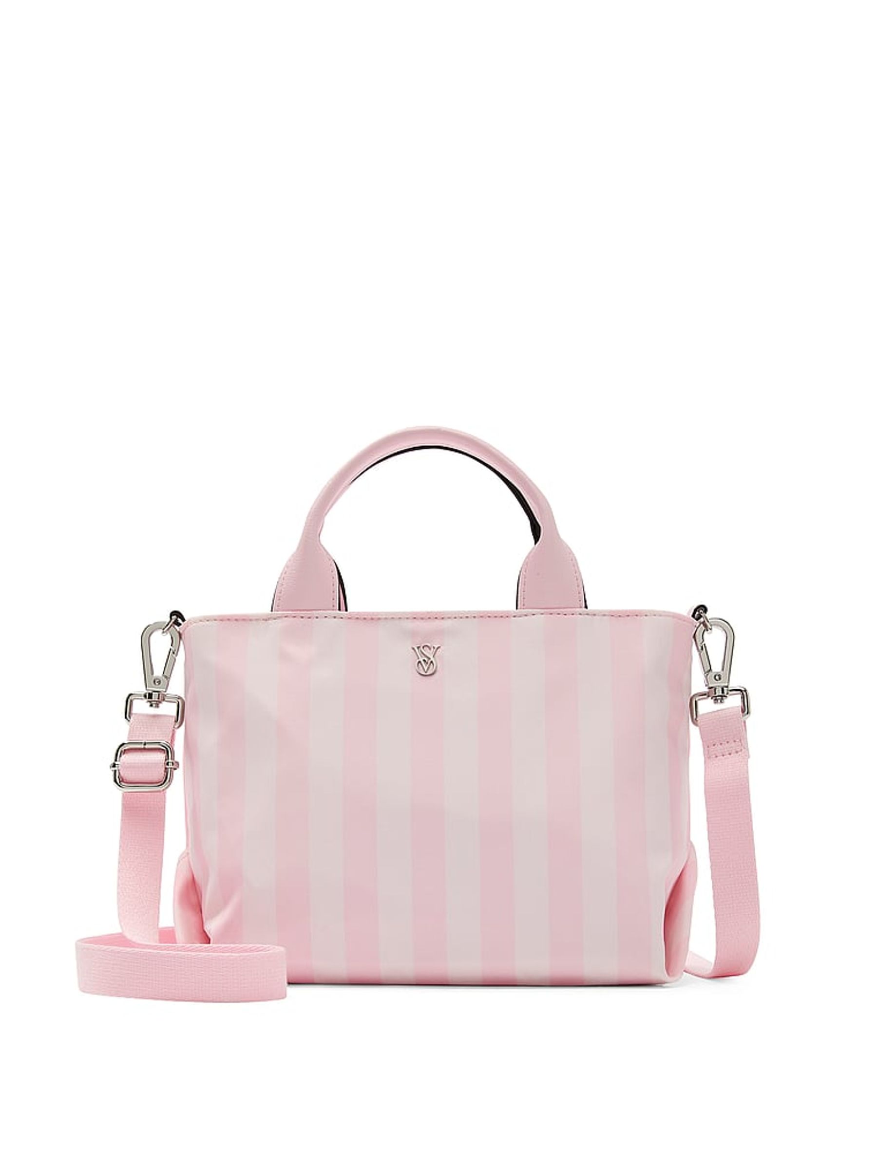 Iconic Stripe Pink Mini Tote Bag - Image 1 of 4 Iconic Stripe Pink Mini Tote Bag - Image 1 of 4