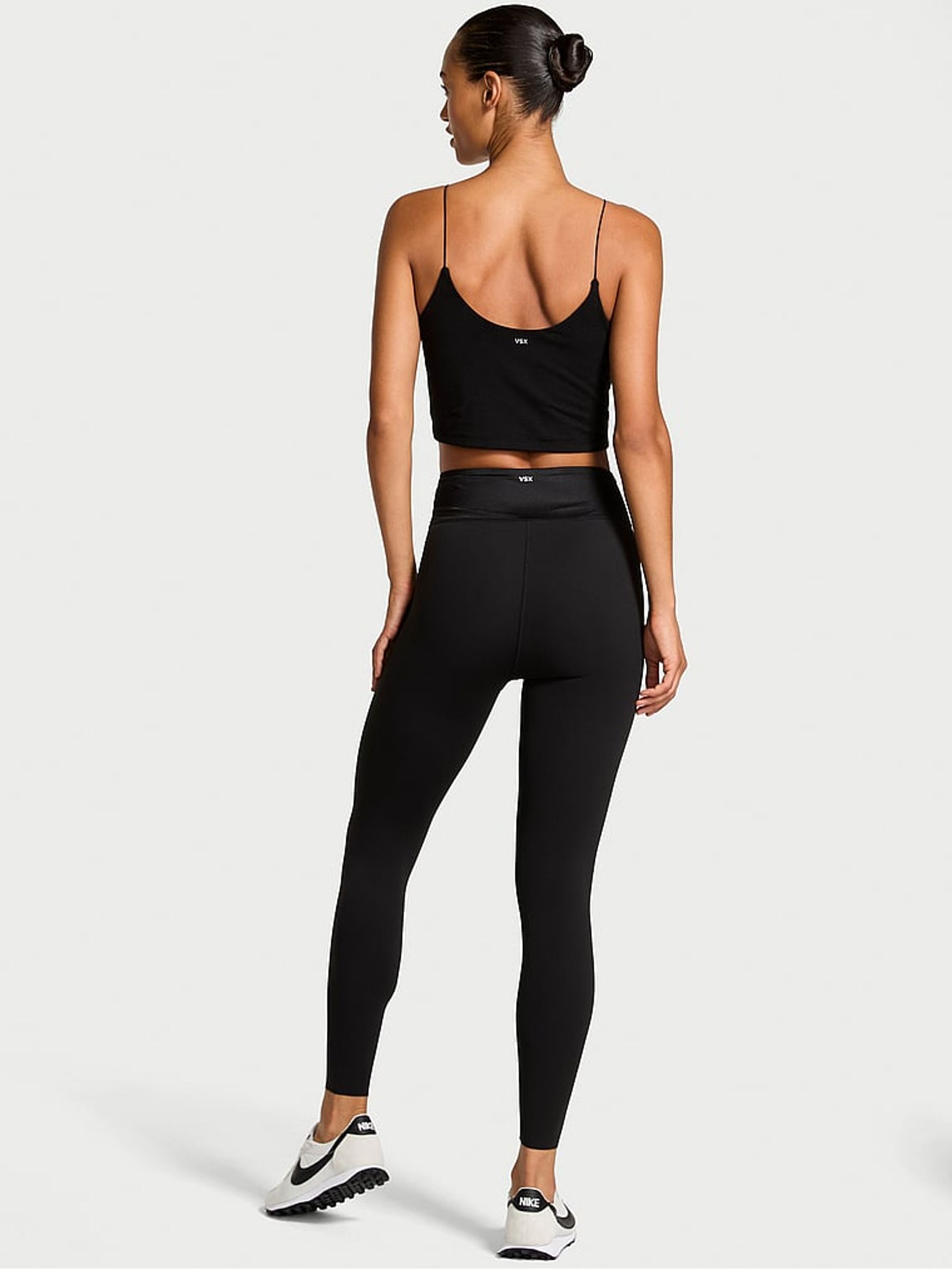 Black Elevate™ Shine Leggings - Image 2 of 4
