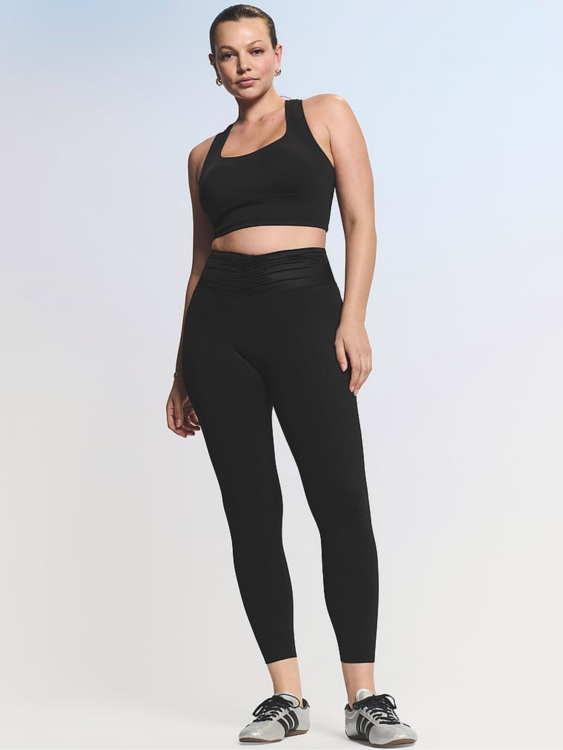 Black Elevate™ Shine Leggings - Image 3 of 4