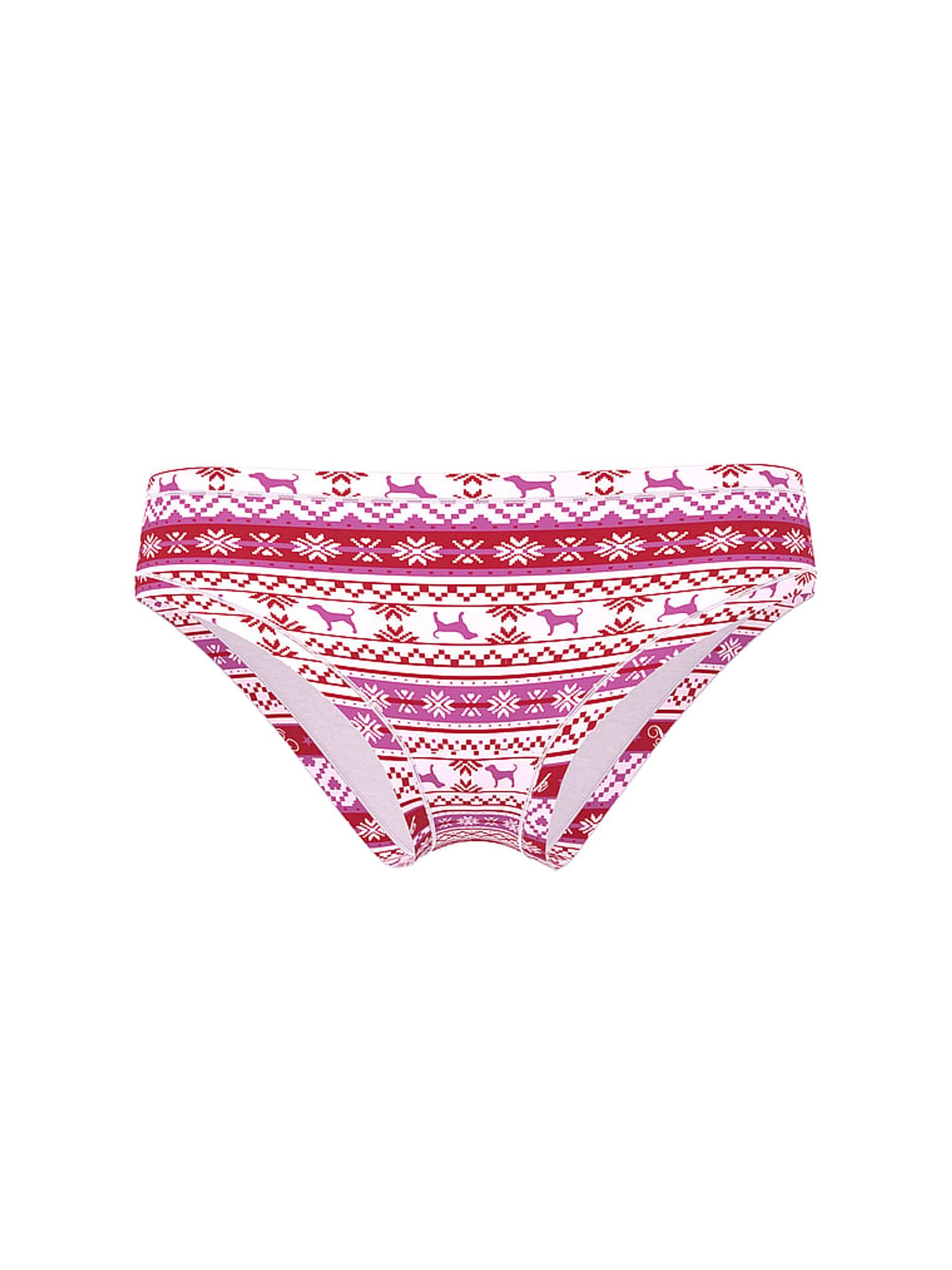 White Holly Print Cotton Knickers - Image 3 of 3
