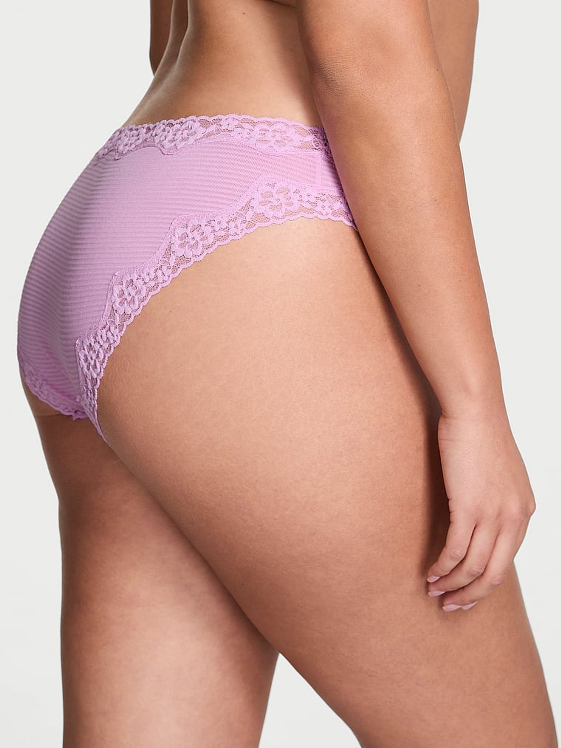 Pink Bikini Lace Waist Knickers - Image 2 of 2