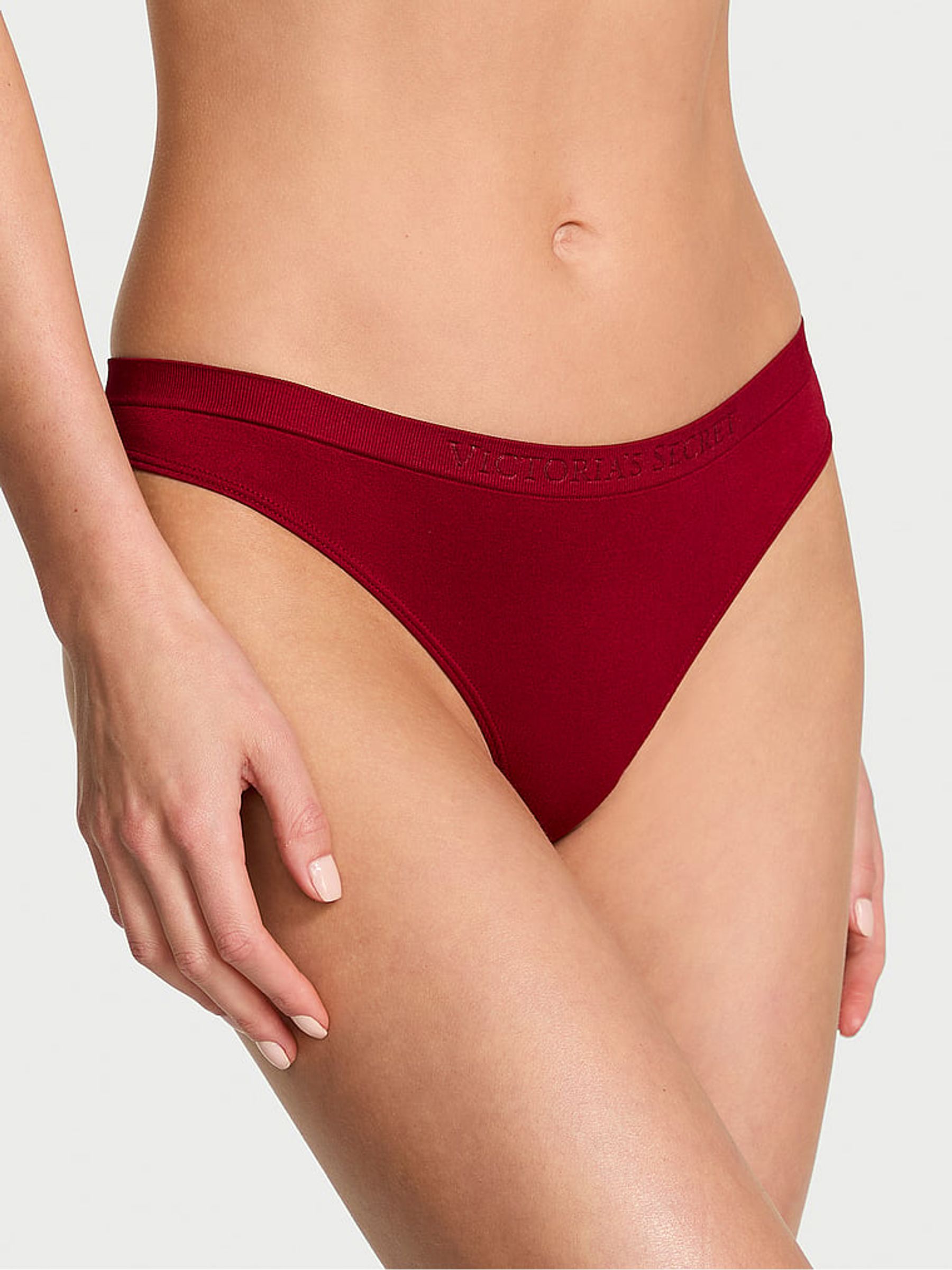 Red Lacquer Thong Shine Knickers - Image 1 of 2 Red Lacquer Thong Shine Knickers - Image 1 of 2