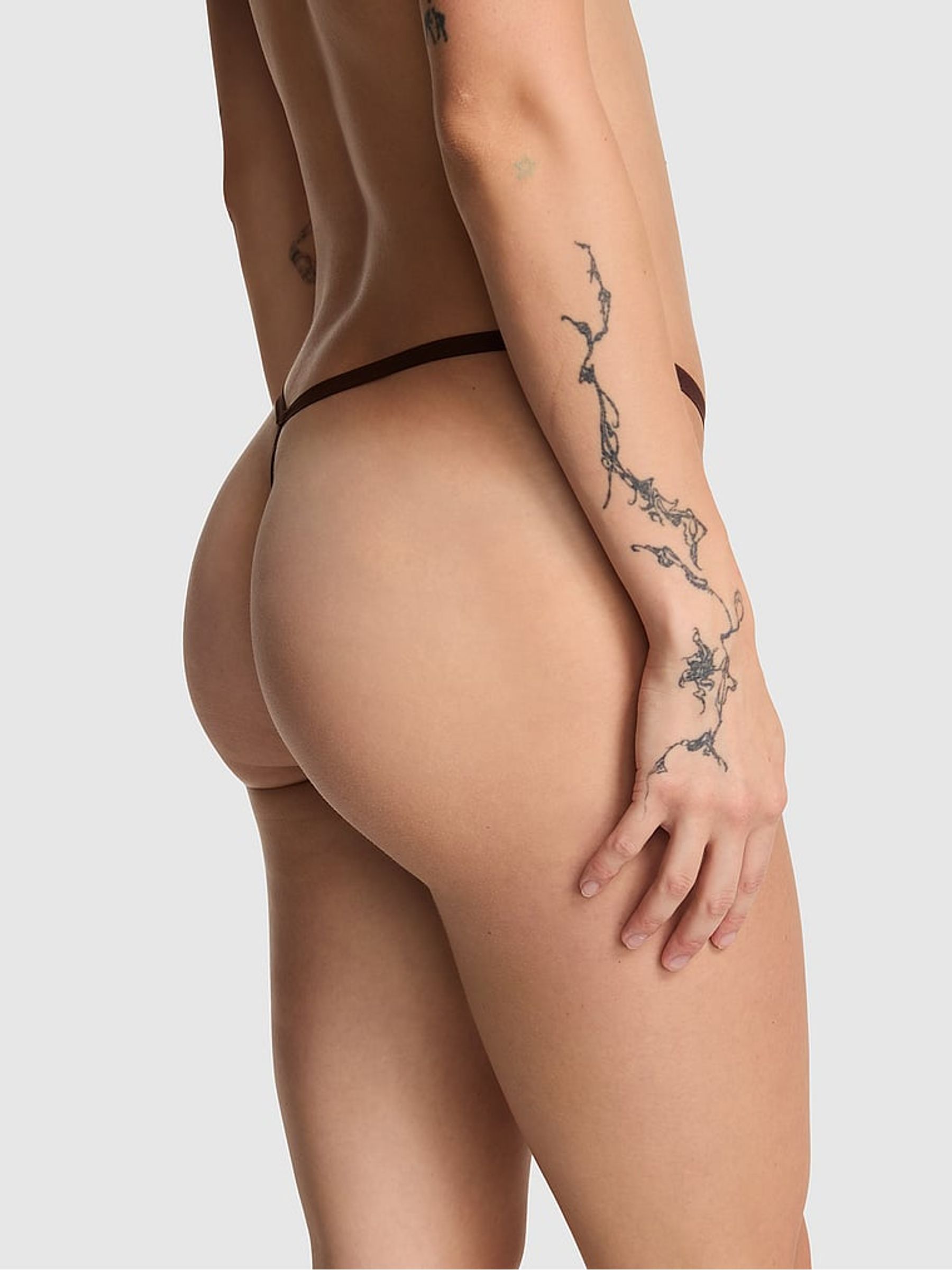 Brown Leopard G-String No Show Knickers - Image 2 of 3