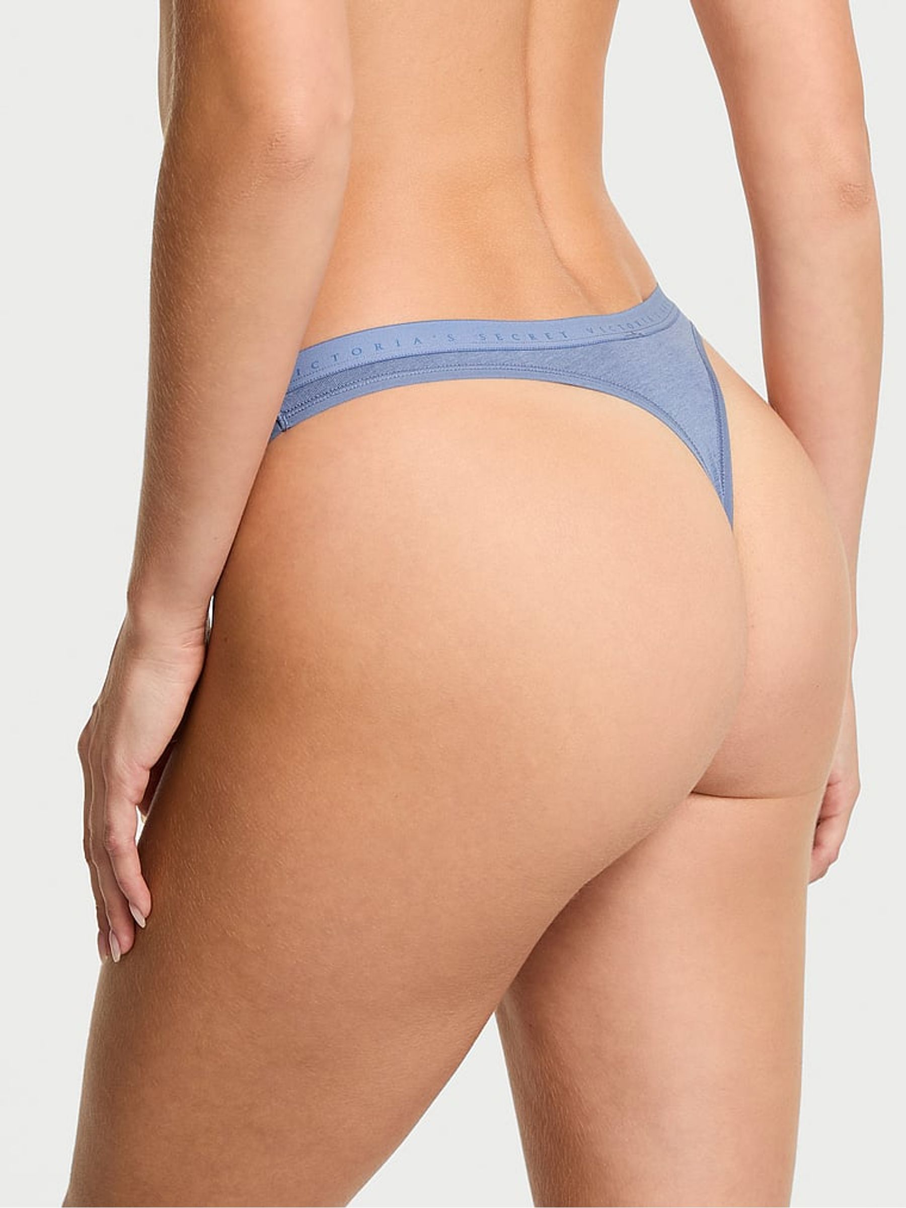 Moonlight Blue Thong Knickers - Image 2 of 2