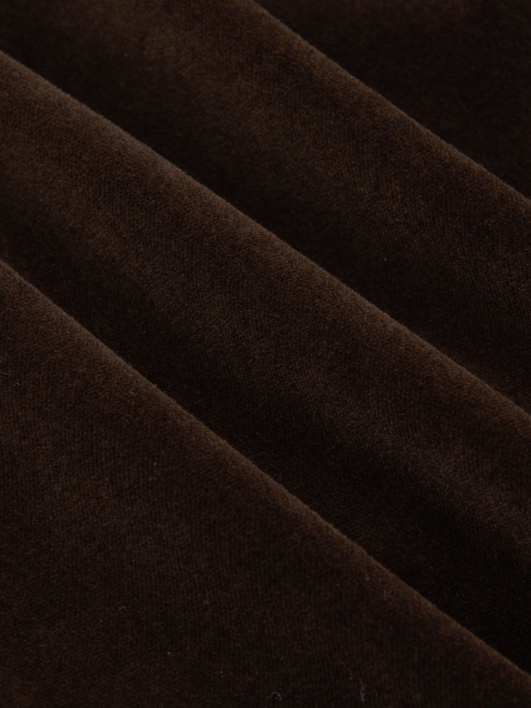 Double-Breasted Velvet Blazer Tailored-Fit in Chocolate Brown - Image 7 of 7