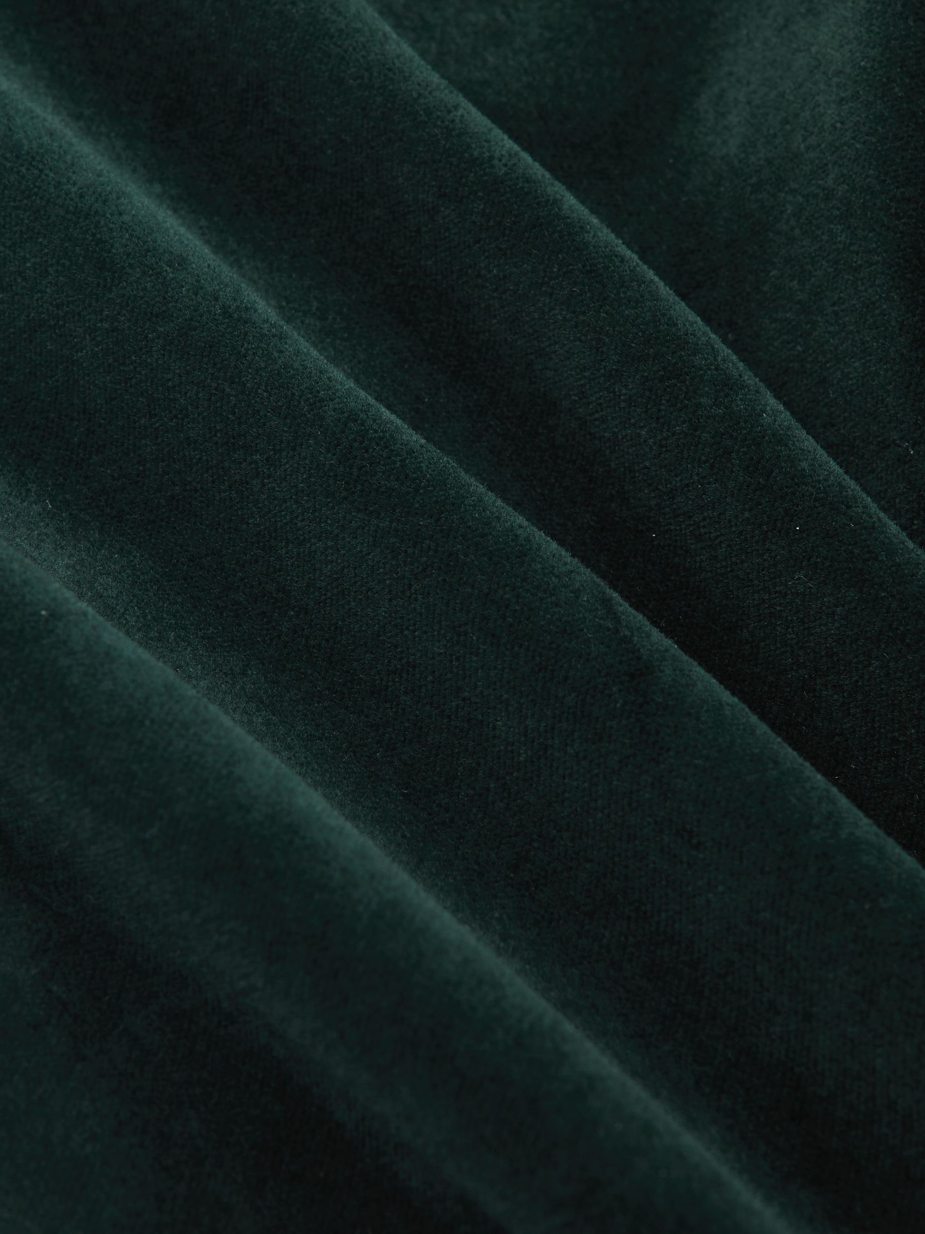 Double-Breasted Velvet Blazer Tailored-Fit in Emerald Green - Image 10 of 10