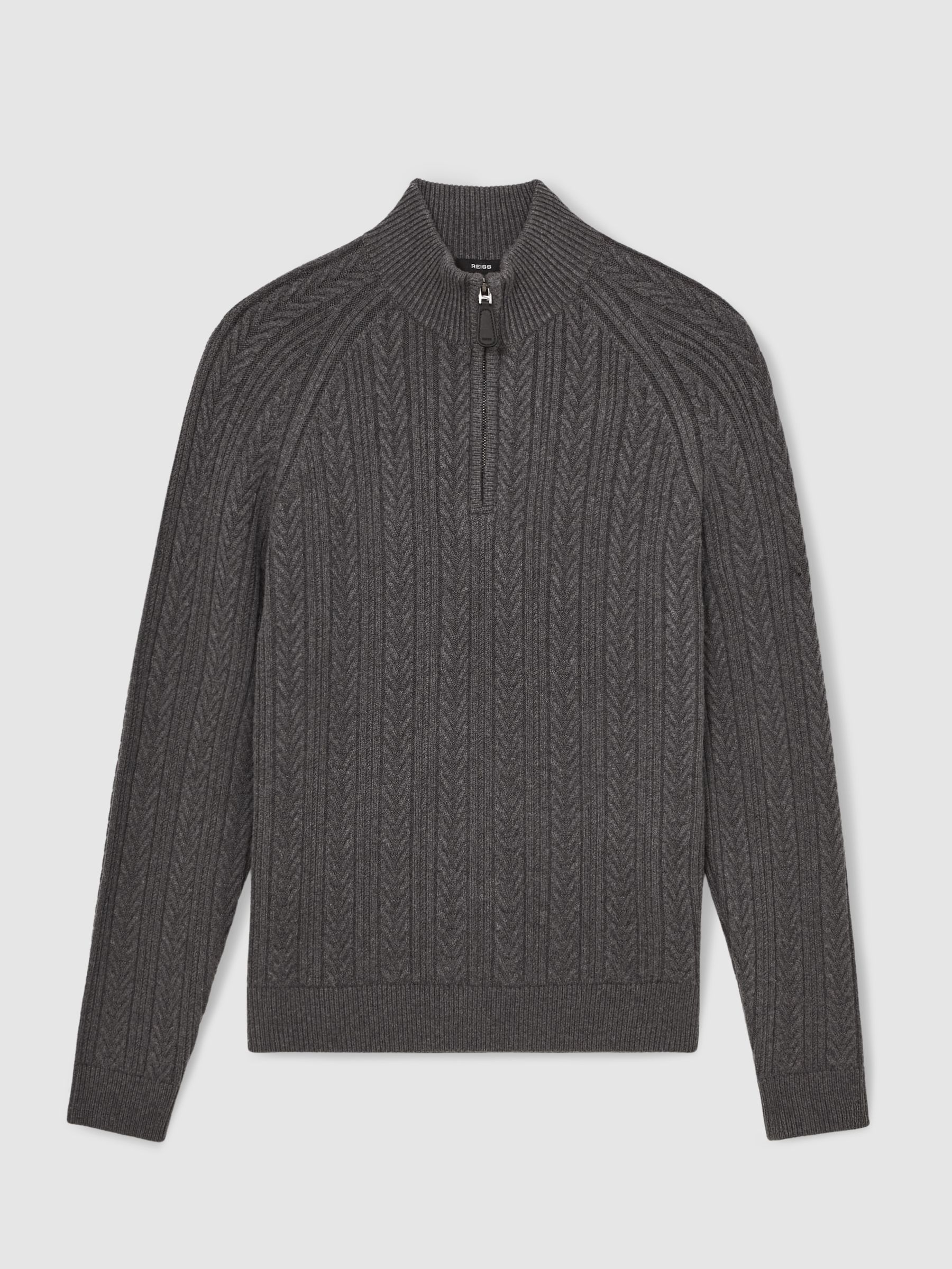Jumper in Mid Grey Melange - Image 2 of 7