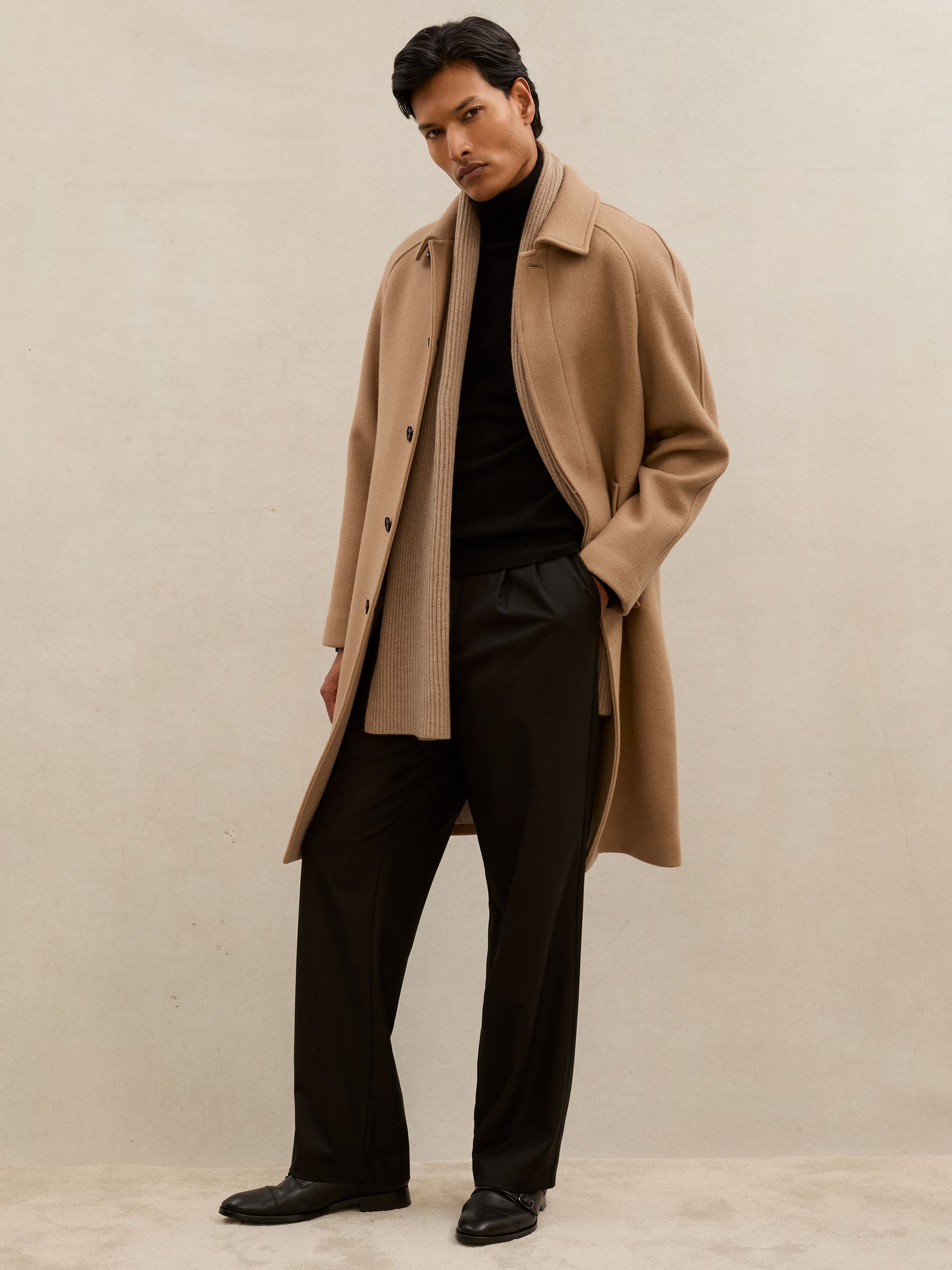 Atelier Wool-blend Raglan Overcoat