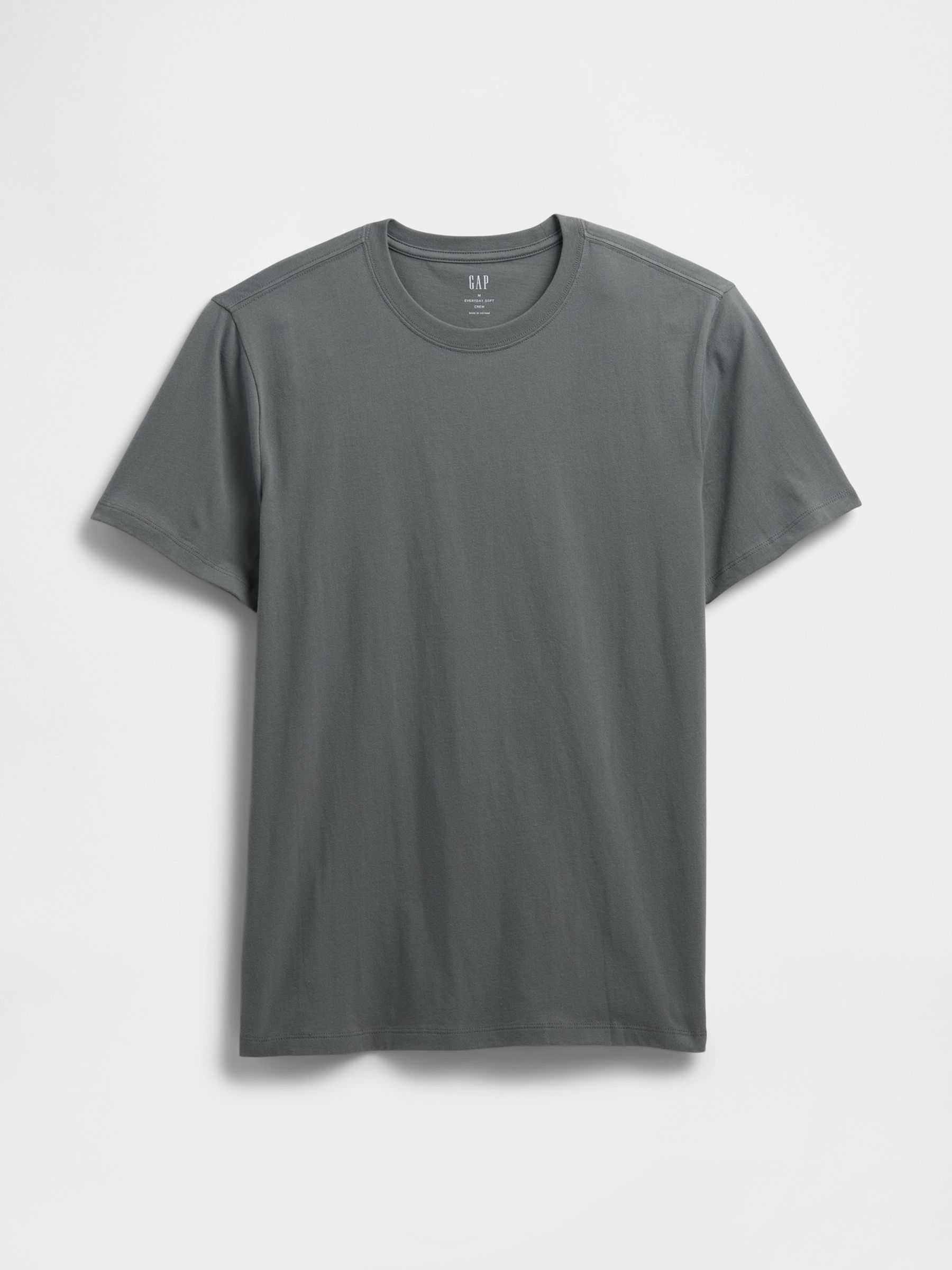 Grey Everyday Soft Crew Neck T-Shirt - Image 4 of 5
