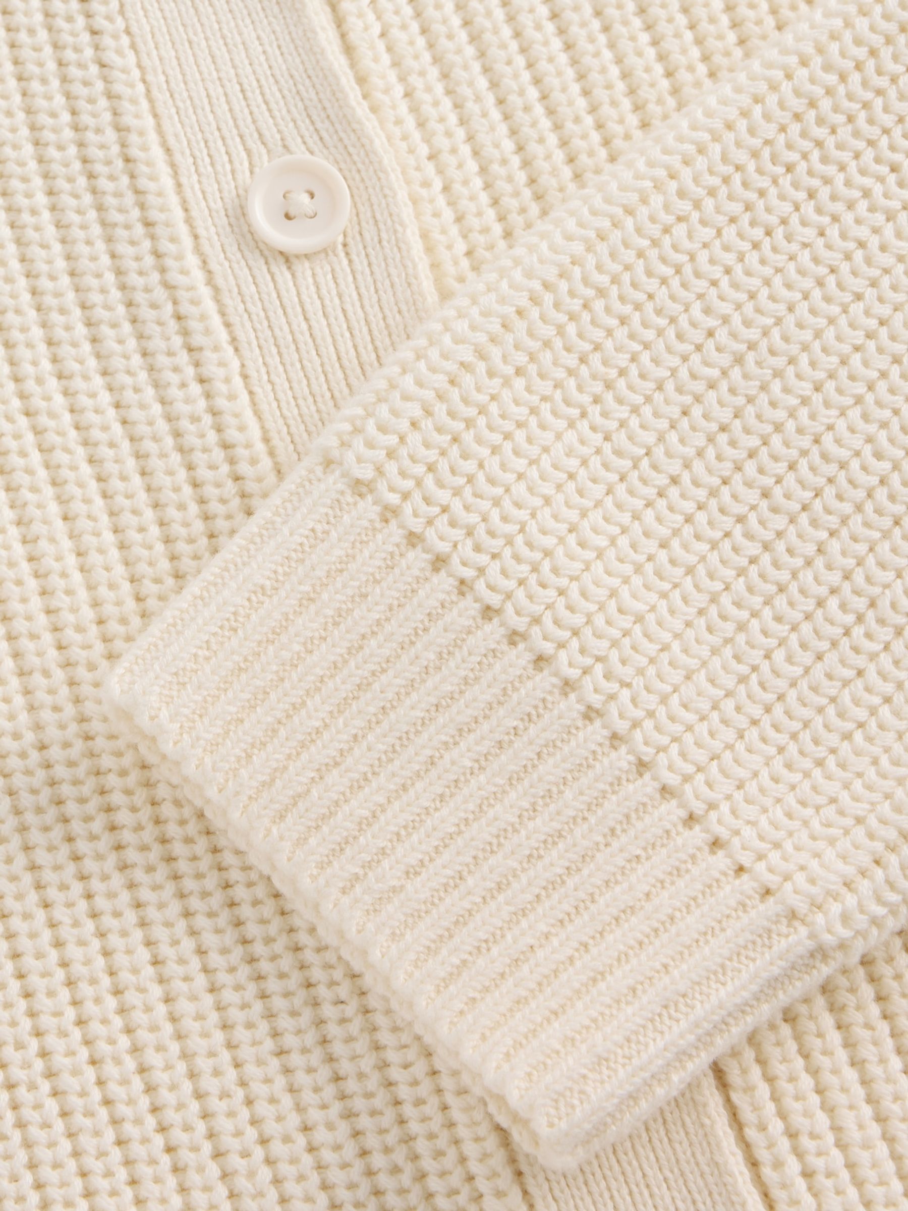 White Oversized Cardigan (4-13yrs) - Image 4 of 5