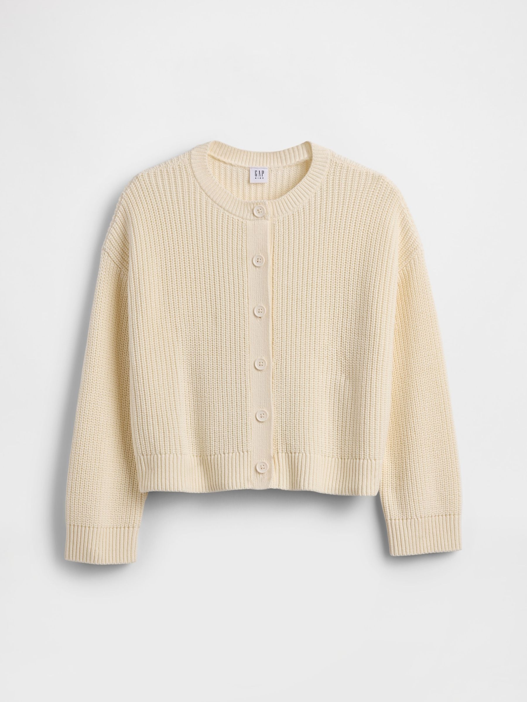 White Oversized Cardigan (4-13yrs) - Image 5 of 5