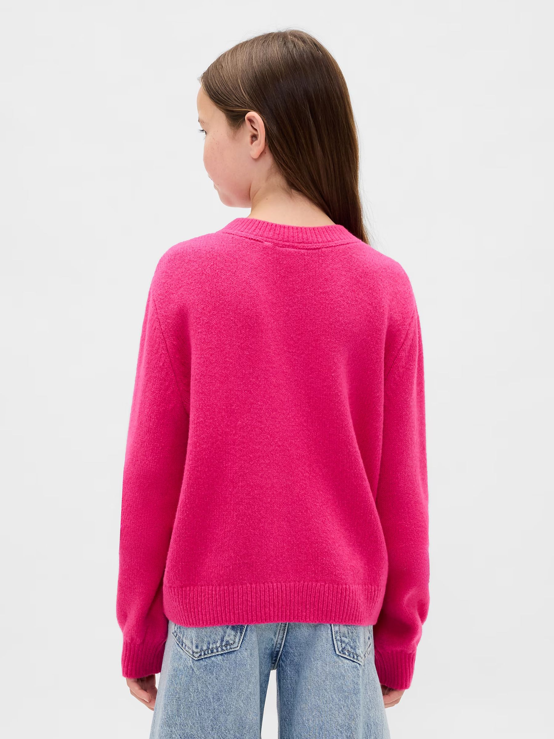 Pink CashSoft Crew Neck Jumper - Image 2 of 5