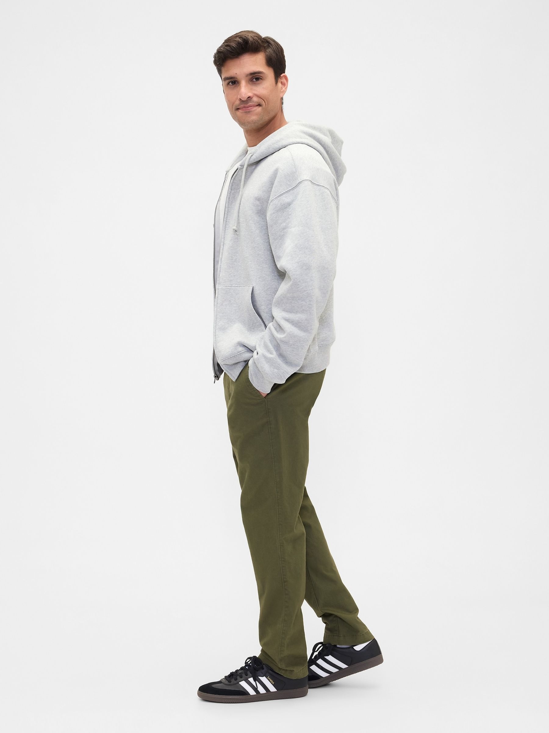 Green Slim Fit Chinos - Image 4 of 6