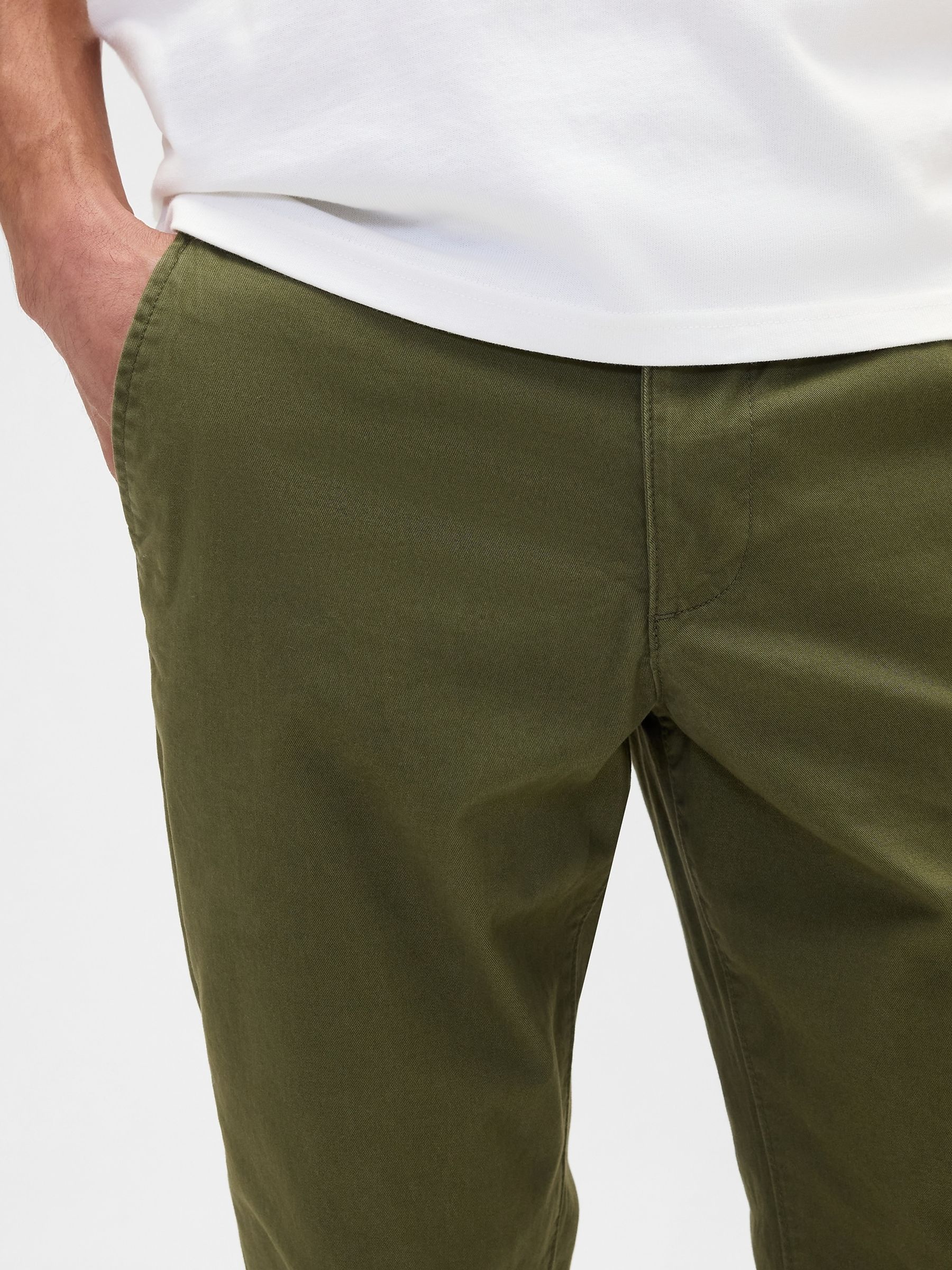Green Slim Fit Chinos - Image 5 of 6