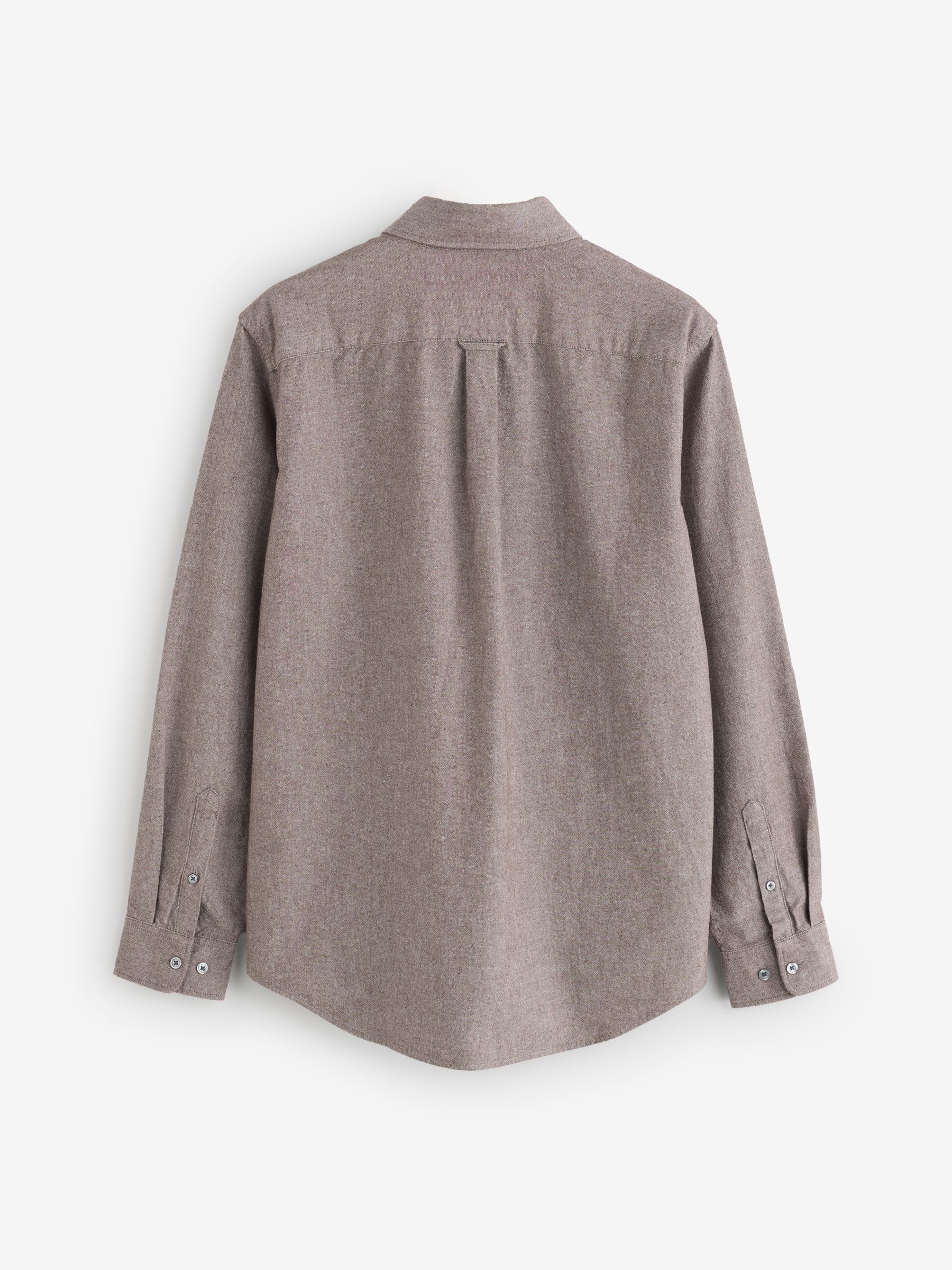 Brown Oxford Shirt - Image 2 of 4 Brown Oxford Shirt - Image 2 of 4