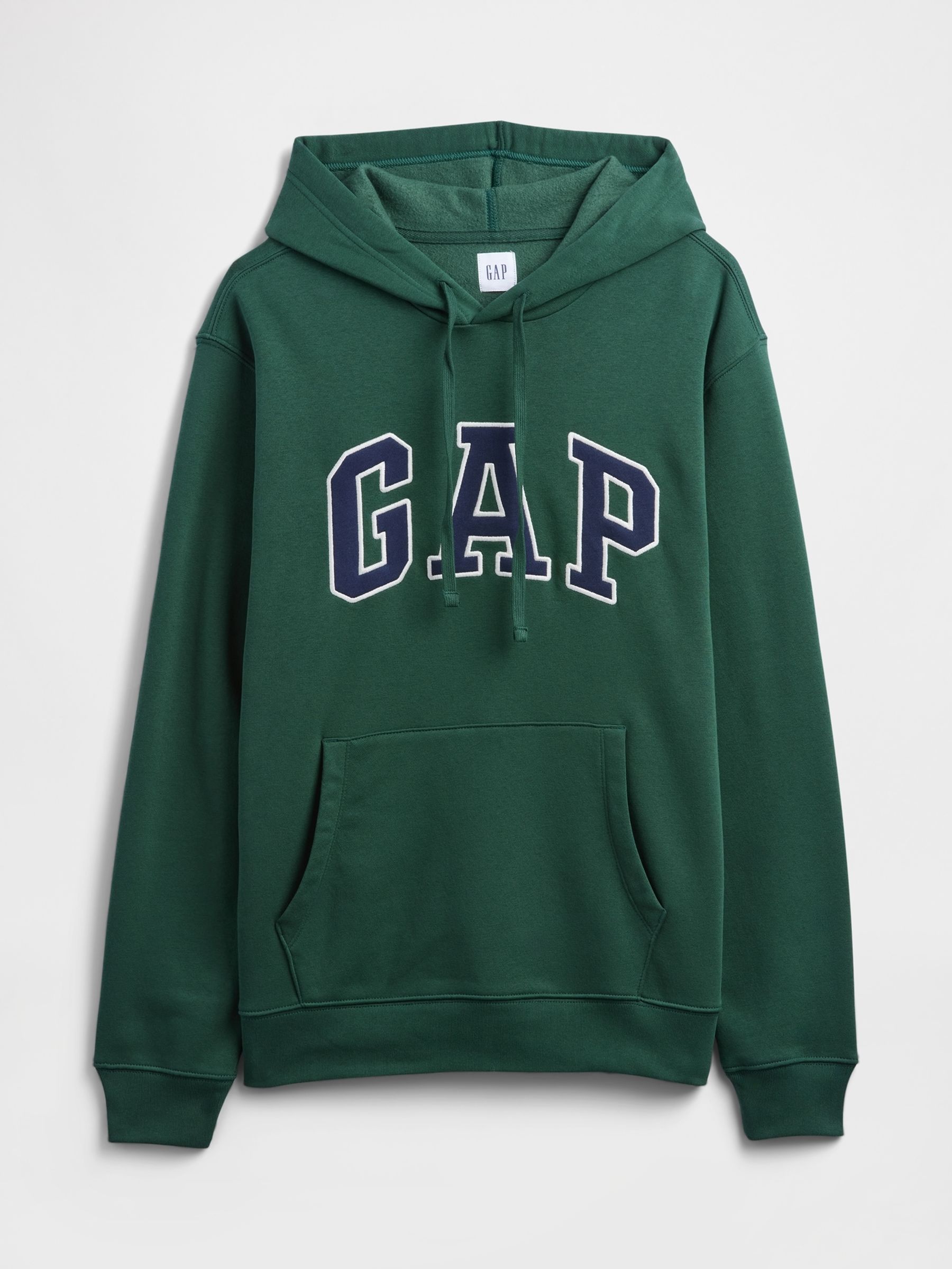 Green Overhead Logo Fleece Lined Hoodie - Image 5 of 5 Green Overhead Logo Fleece Lined Hoodie - Image 5 of 5