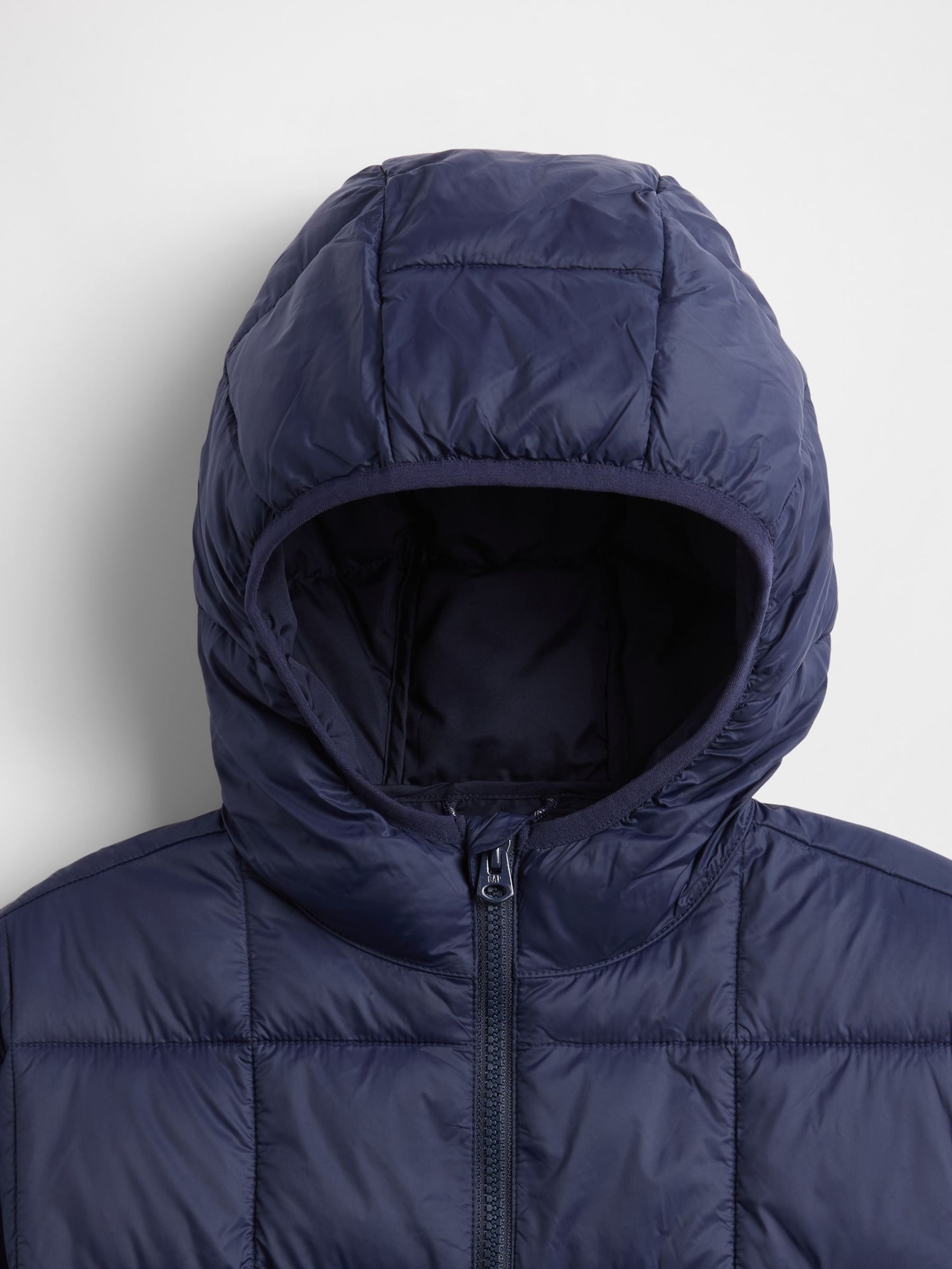 Navy Blue Lightweight Puffer Jacket - Image 6 of 6