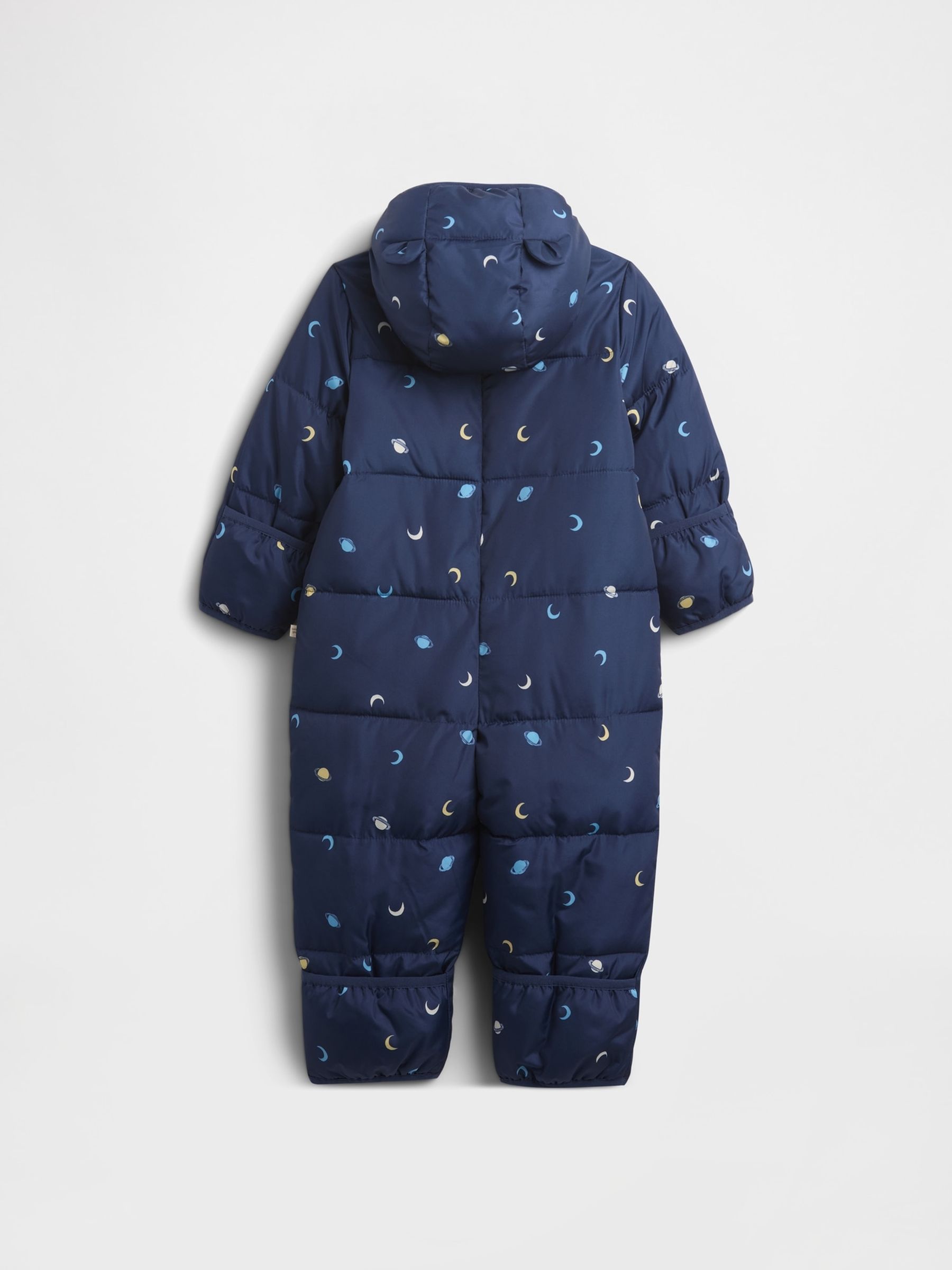 Blue All in One Snowsuit (Newborn-24mths) - Image 2 of 3