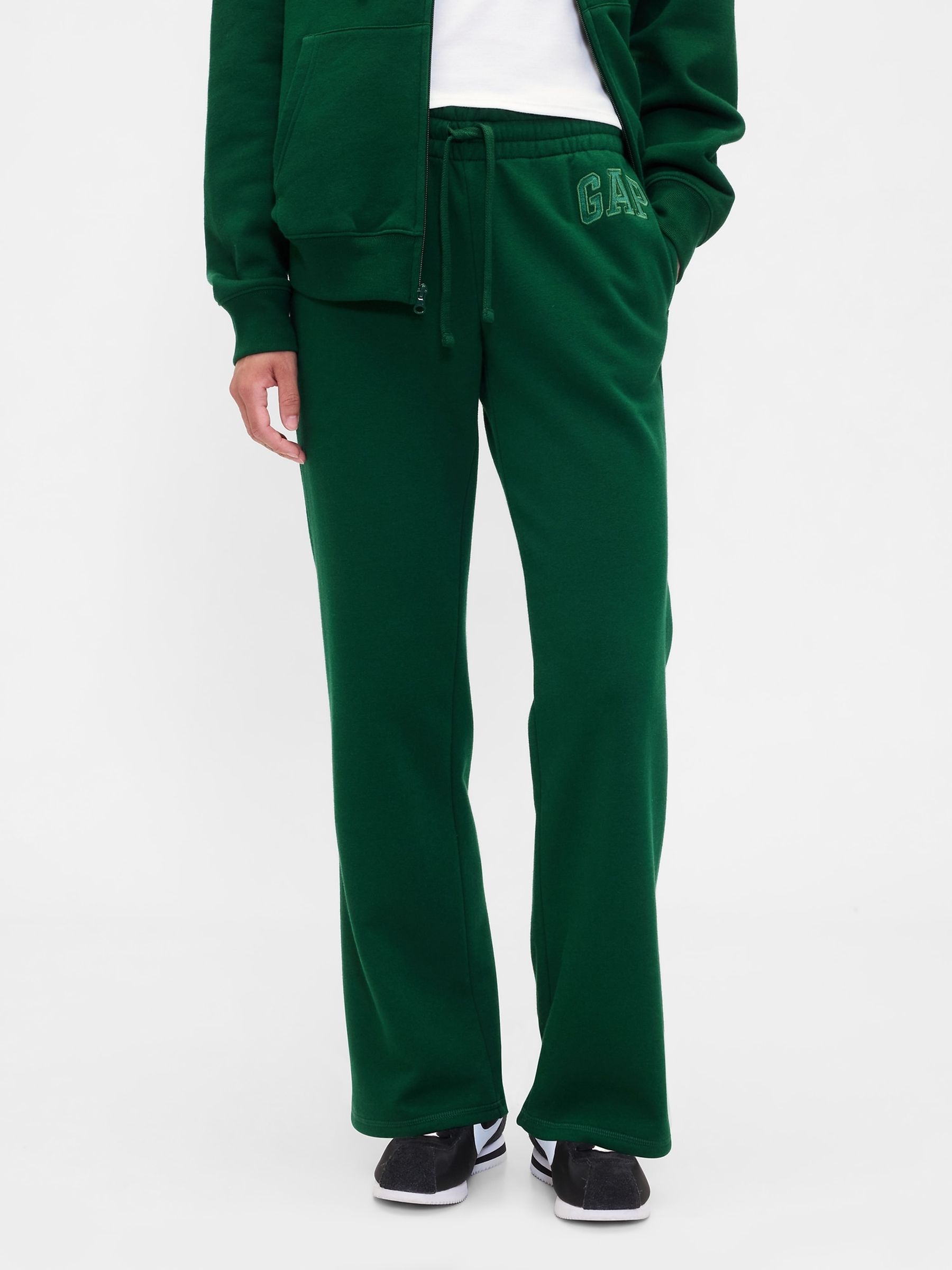 Green Logo Straight Joggers - Image 1 of 4