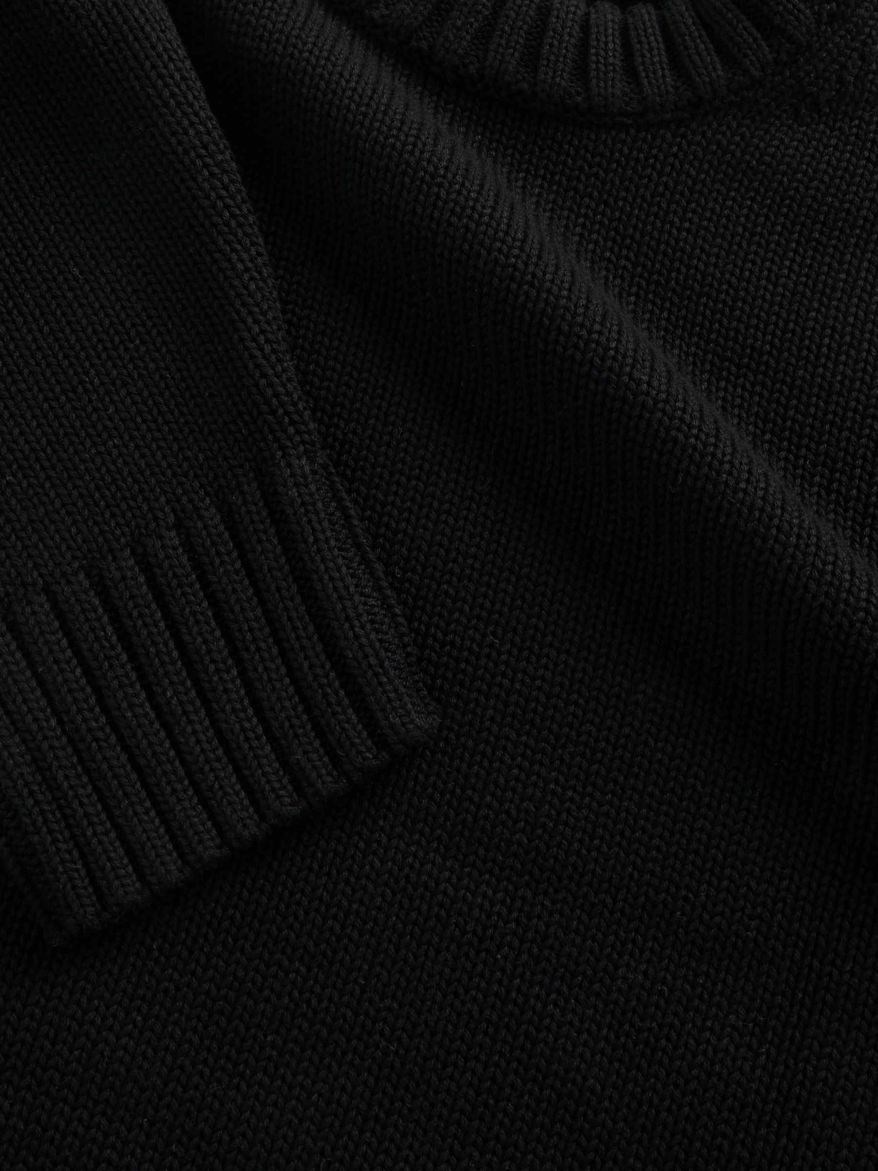 Black Cotton Oversized Jumper - Image 4 of 4