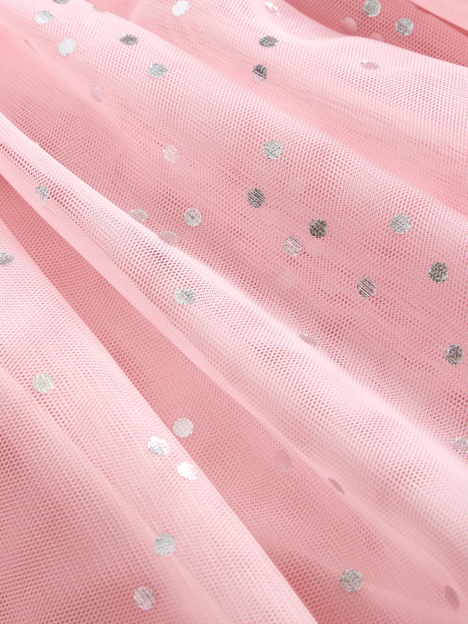 Pink Mixed Media Bubble Dress (6mths-5yrs) - Image 4 of 4