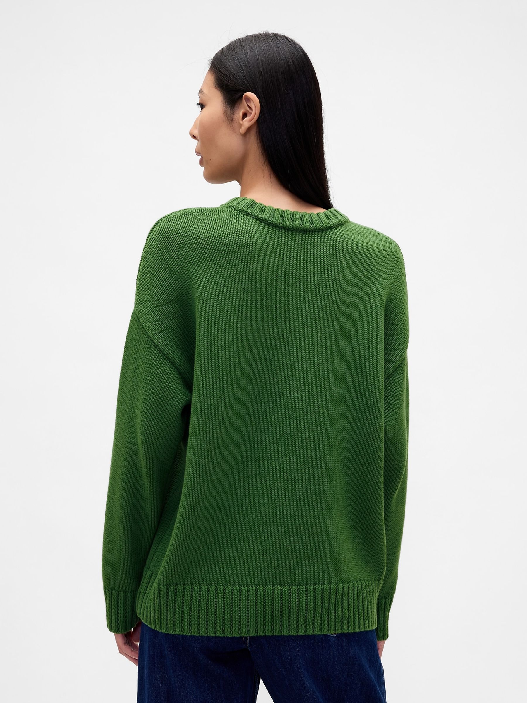 Green Oversized Sweatshirt - Image 2 of 4