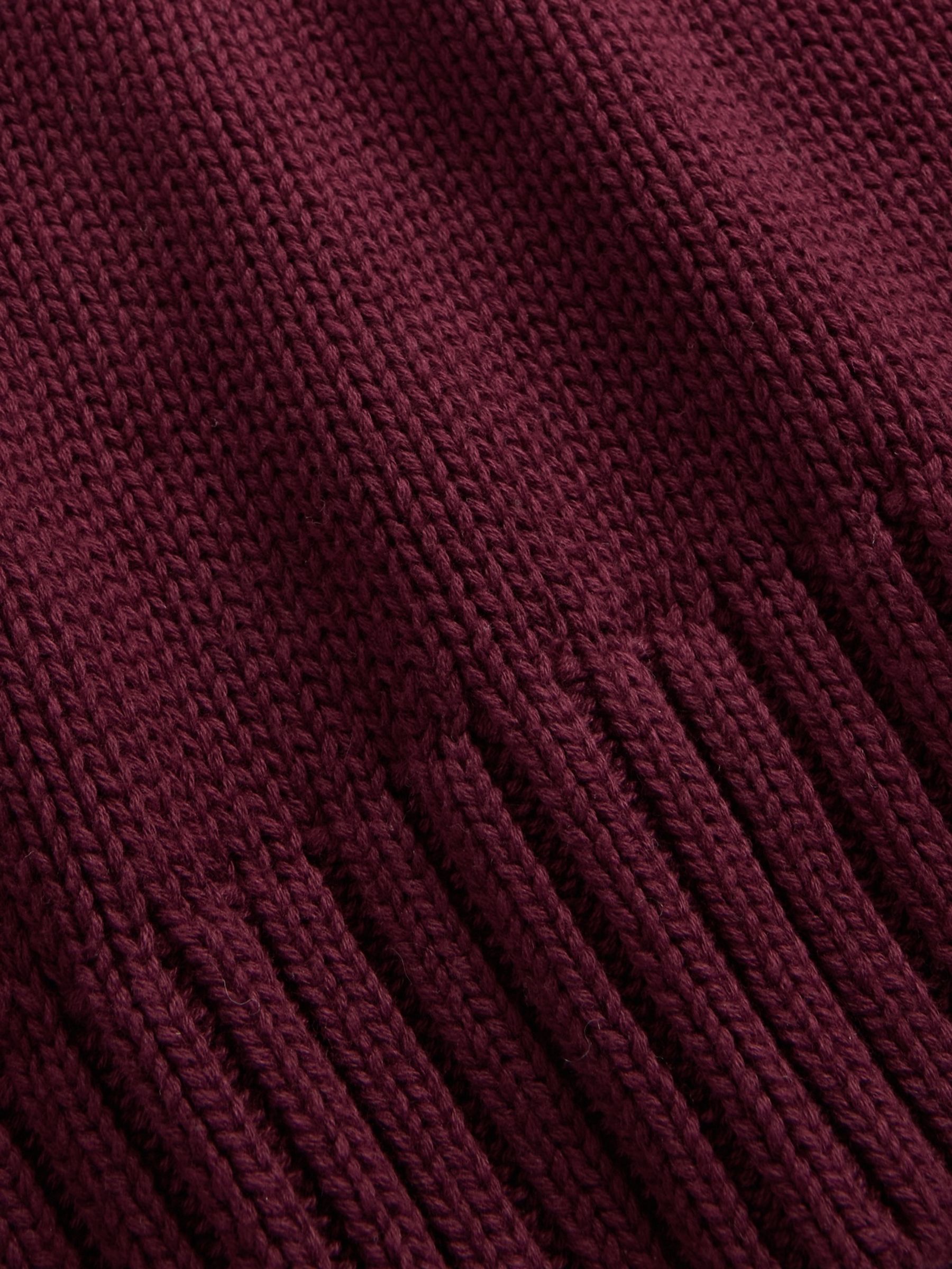 Burgundy Red Relaxed Sweatshirt - Image 4 of 4