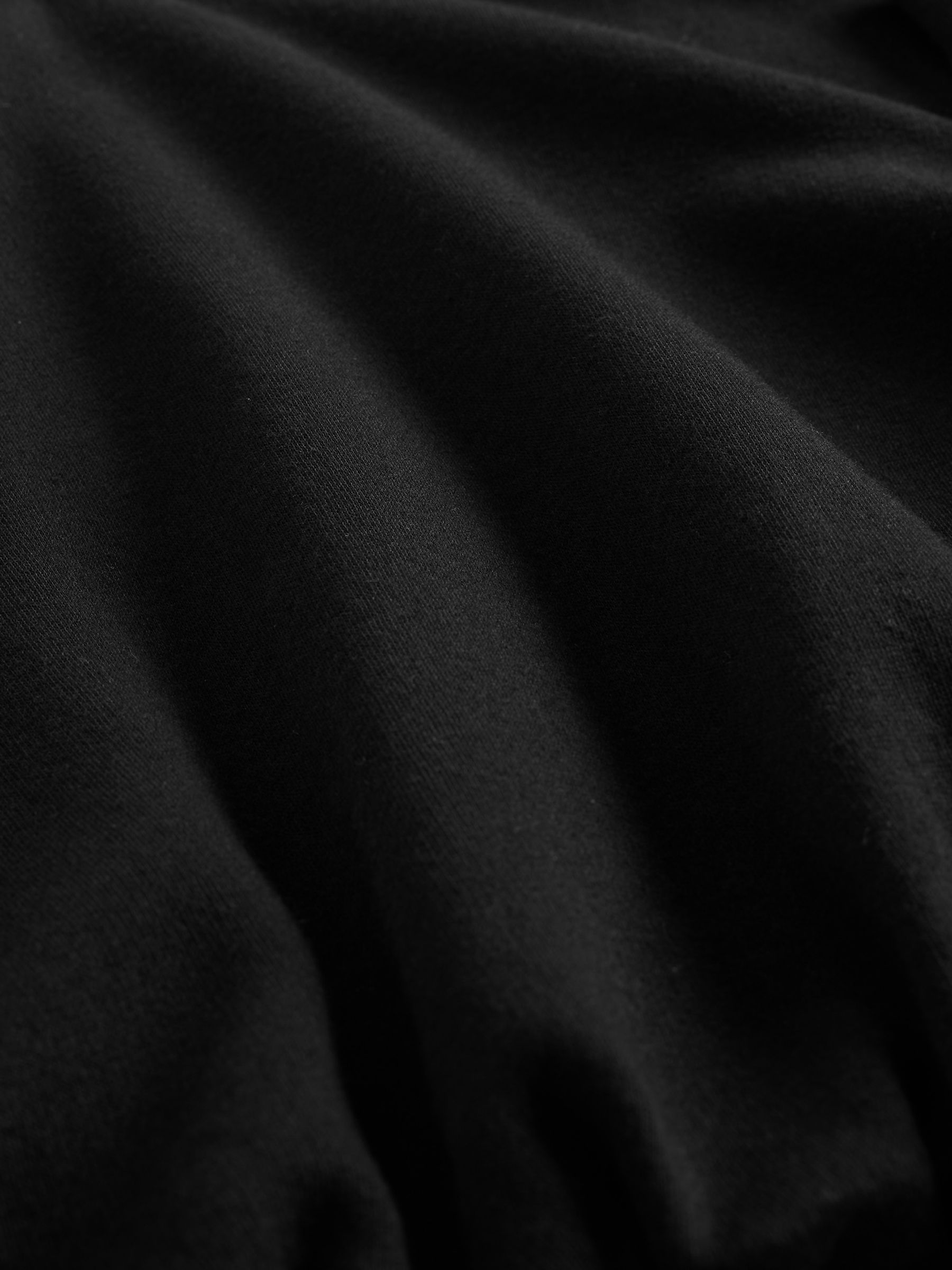 Black Oversized Vintage Soft Bubble Hoodie (4-13yrs) - Image 5 of 5