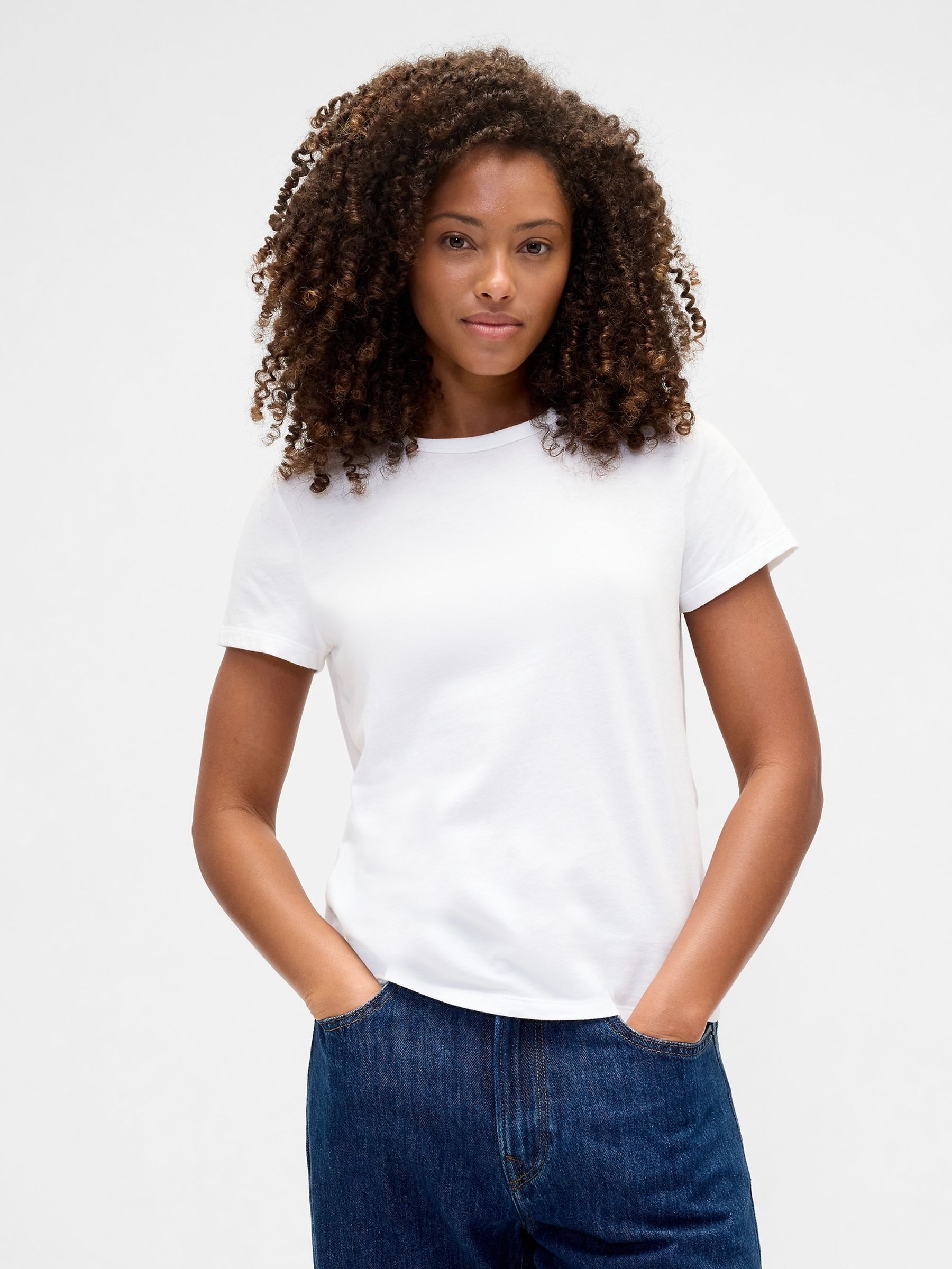 White Favourite Crew Neck T-Shirts 2 Pack - Image 2 of 4