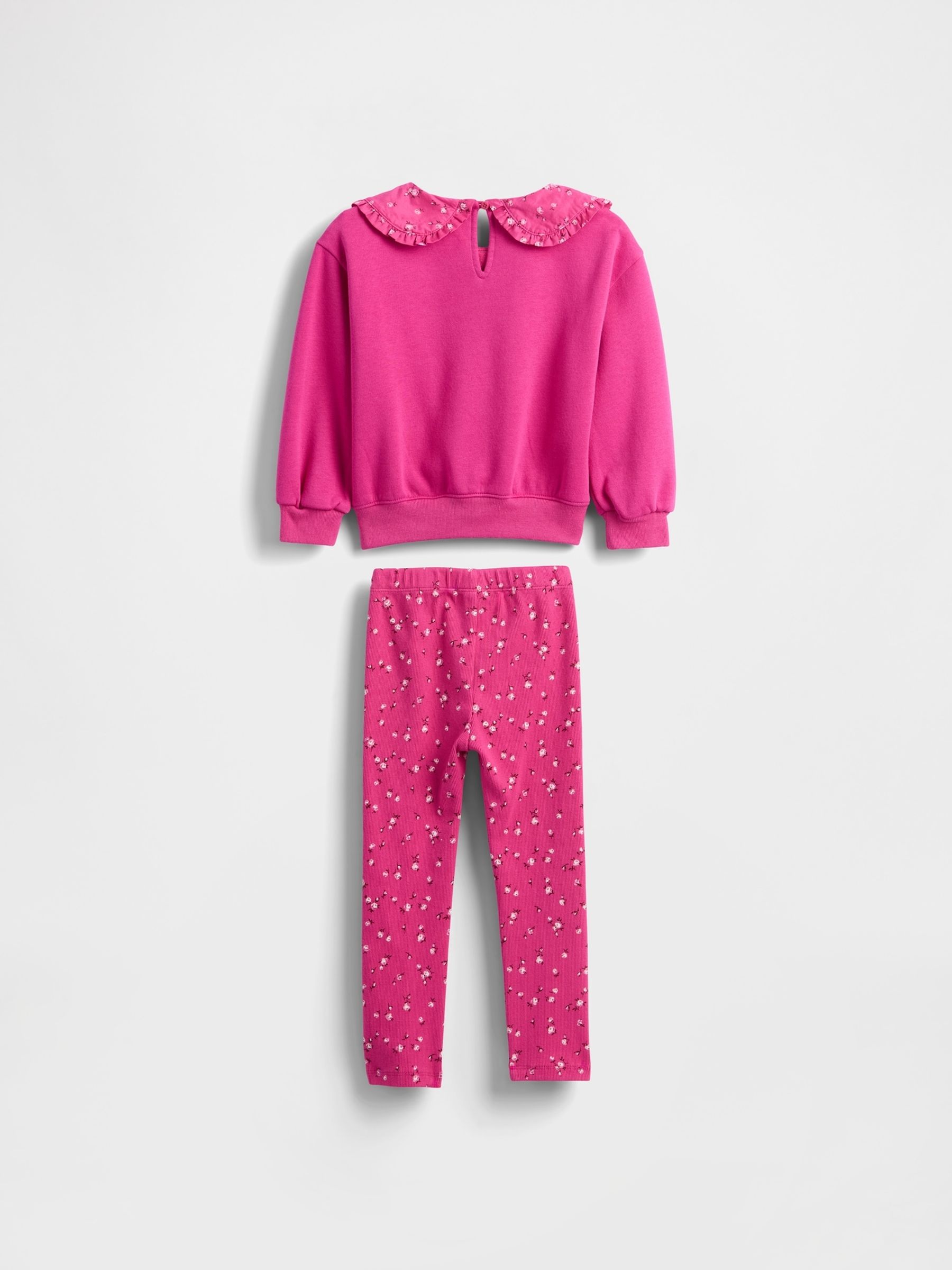 Pink VintageSoft Sweatshirt and Leggings Set - Image 2 of 5