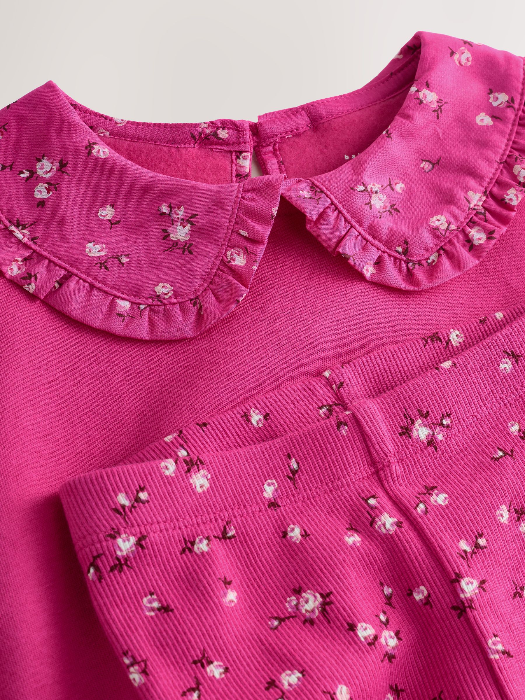 Pink VintageSoft Sweatshirt and Leggings Set - Image 3 of 5