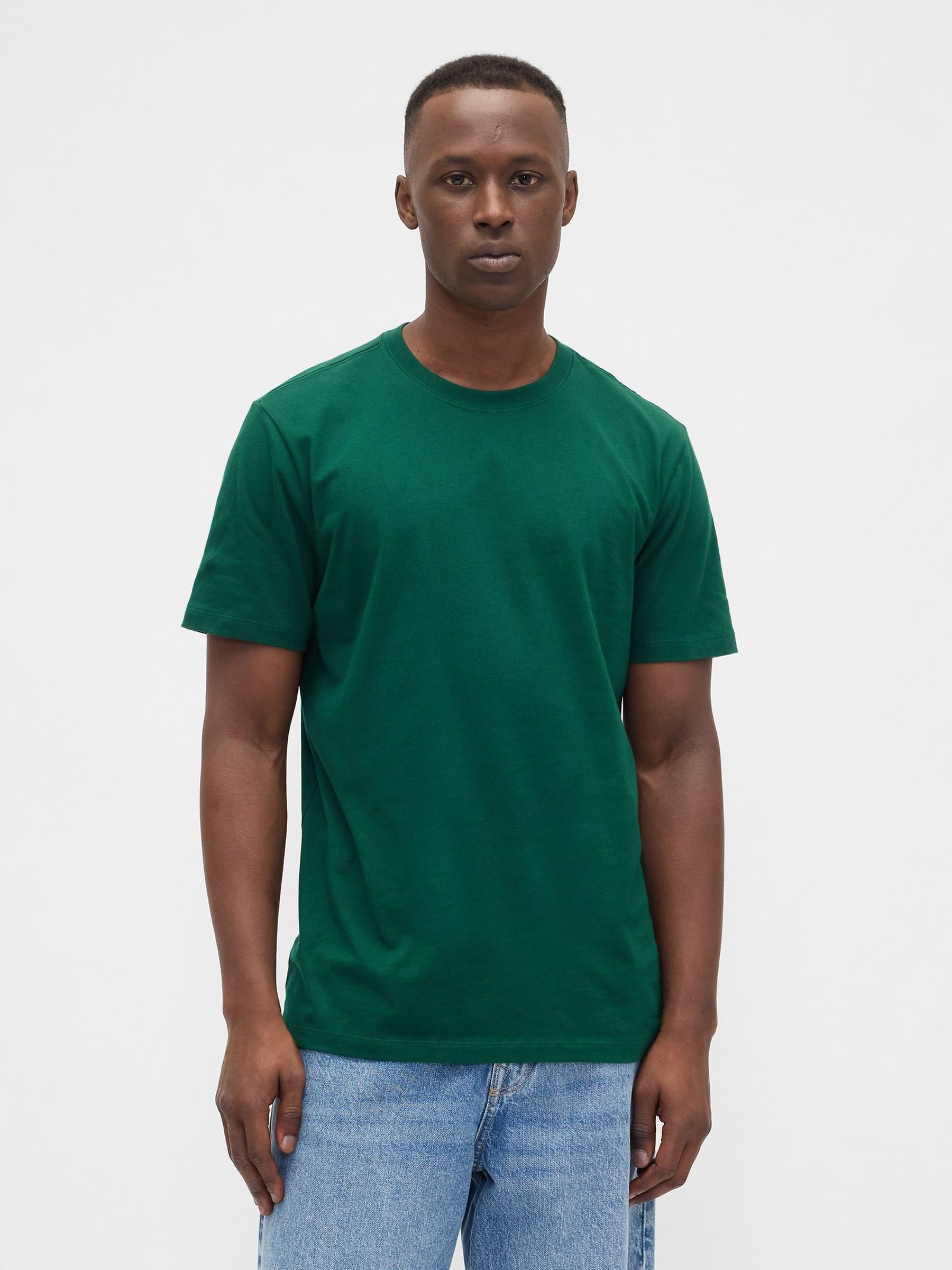 Green Everyday Soft Crew Neck T-Shirt - Image 1 of 5