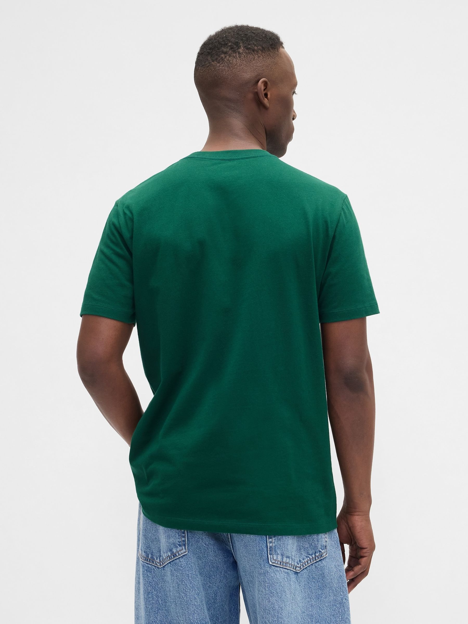 Green Everyday Soft Crew Neck T-Shirt - Image 2 of 5