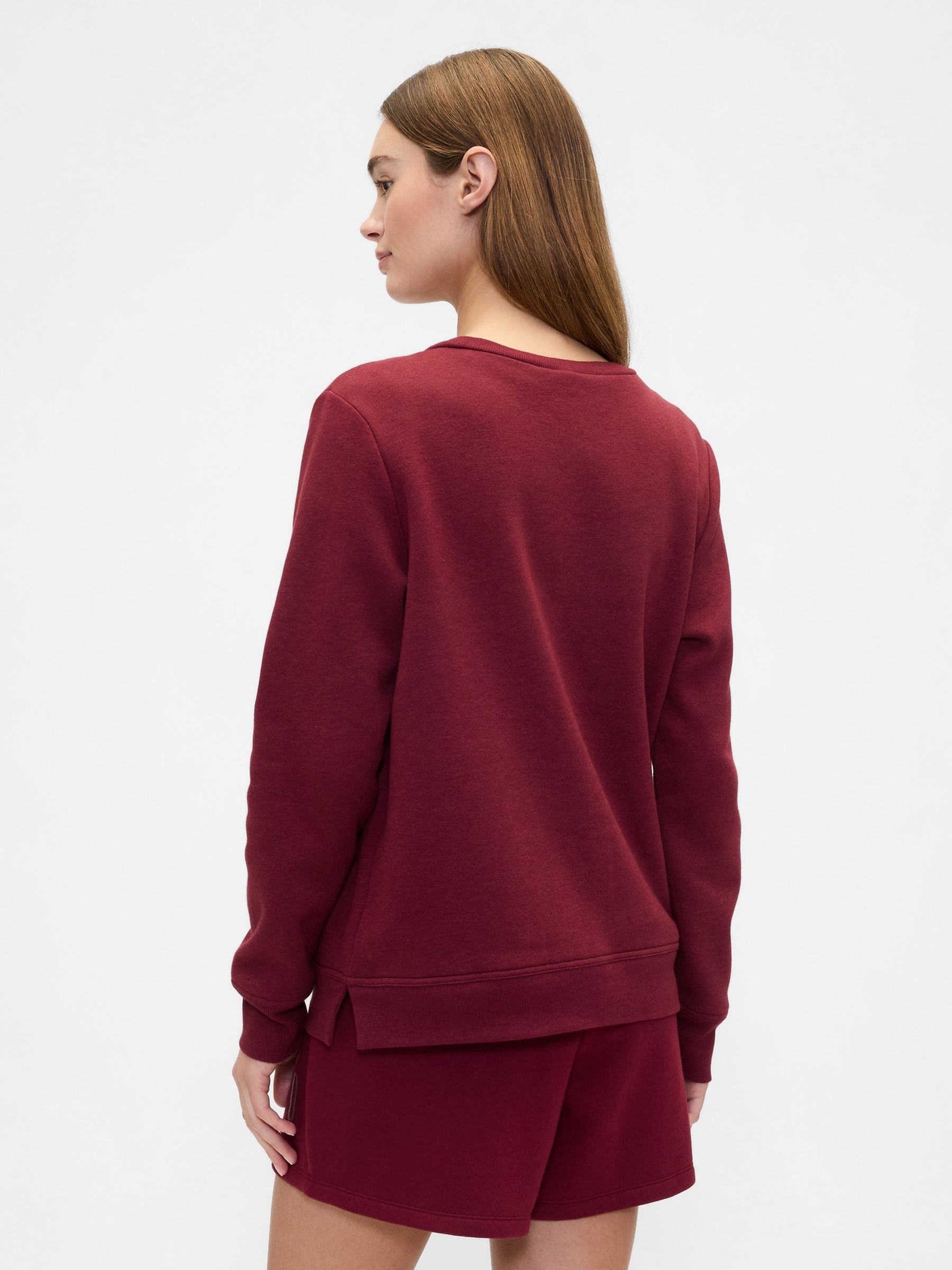 Red Relaxed Logo Crew Neck Jumper - Image 2 of 5