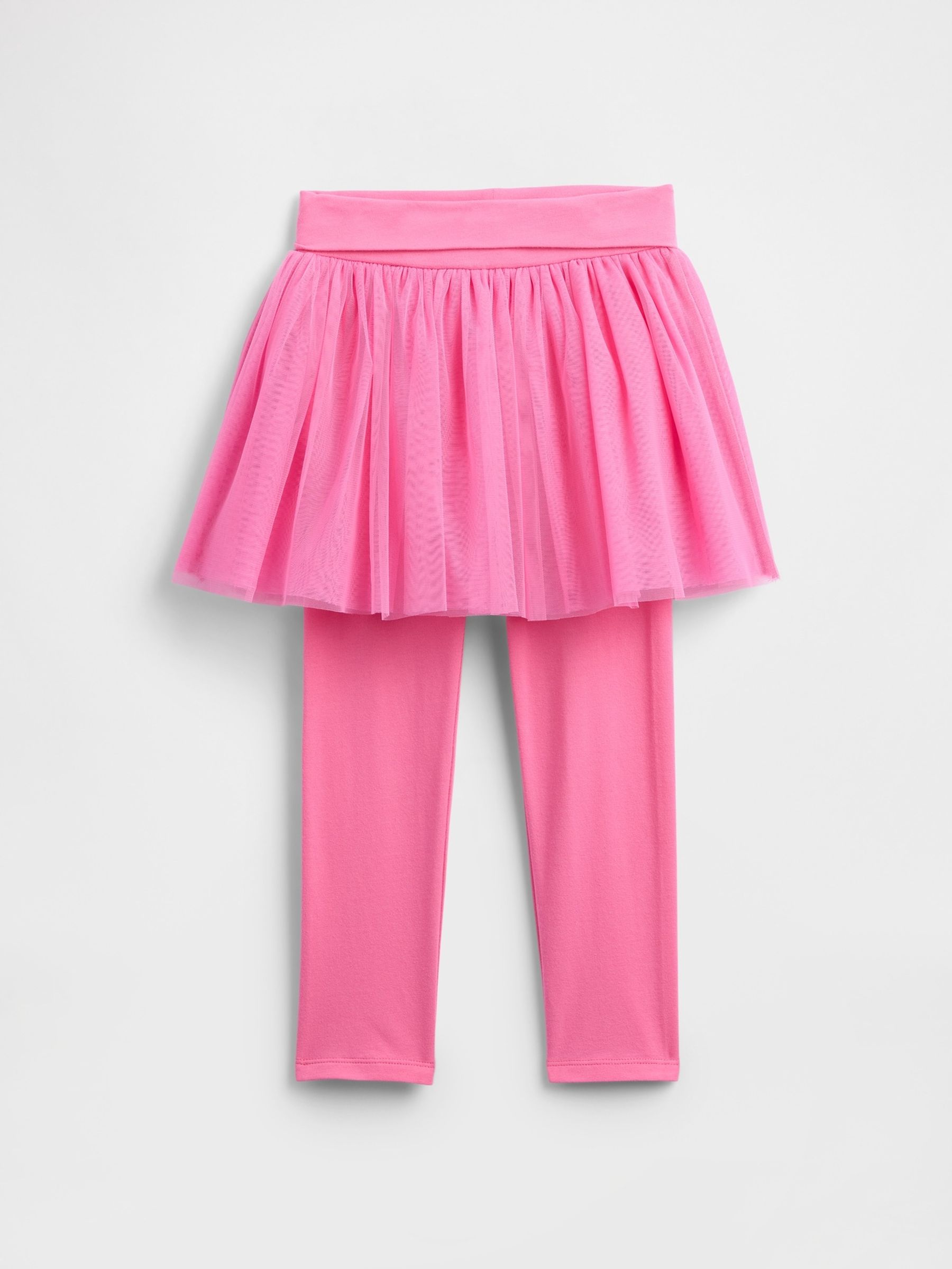 Pink Tulle Skirt Leggings (6mths-5yrs) - Image 1 of 3 Pink Tulle Skirt Leggings (6mths-5yrs) - Image 1 of 3