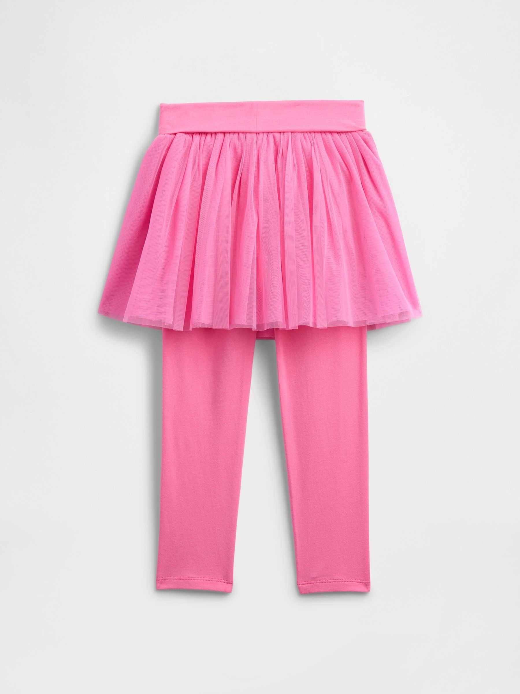 Pink Tulle Skirt Leggings (6mths-5yrs) - Image 2 of 3 Pink Tulle Skirt Leggings (6mths-5yrs) - Image 2 of 3