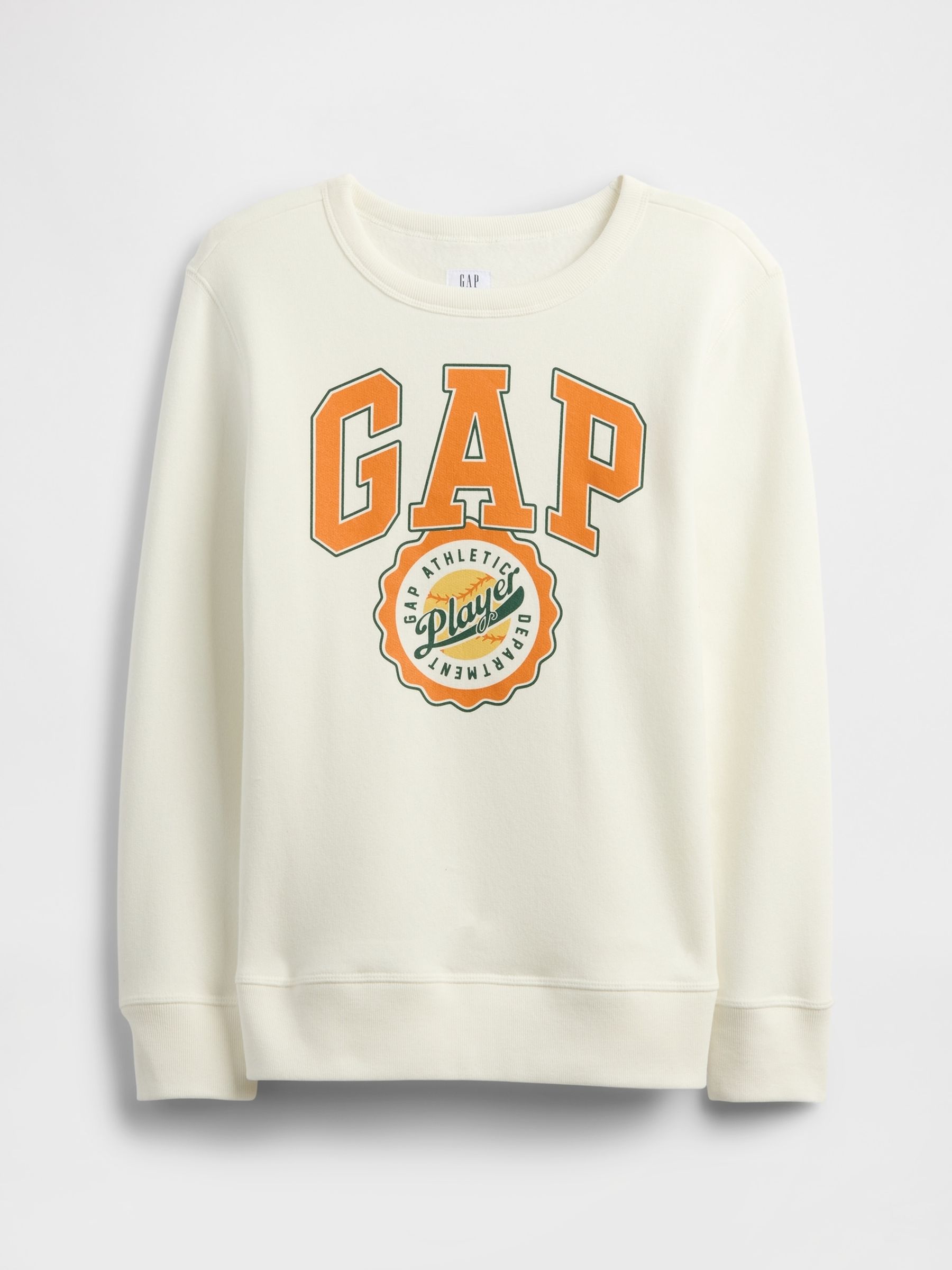 Cream Logo Sweatshirt (4-13yrs) - Image 1 of 3