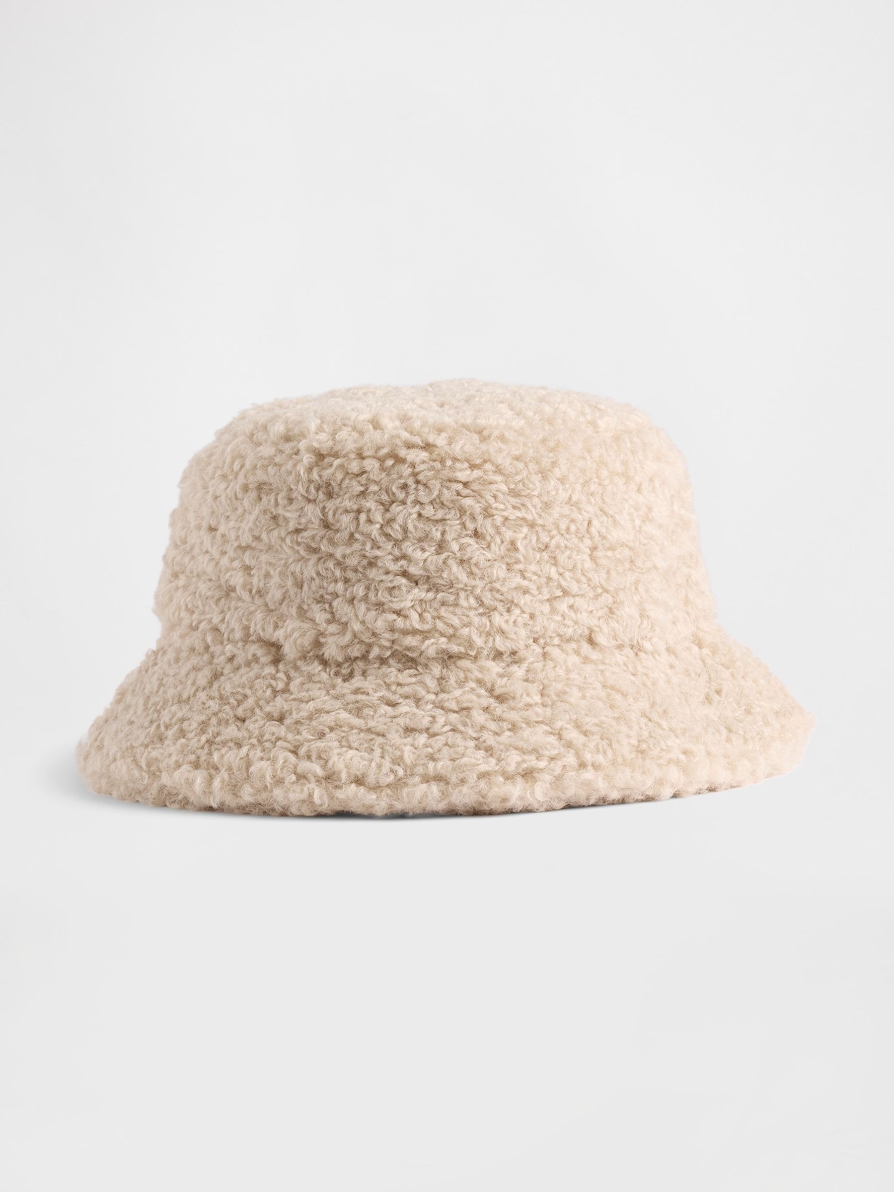 Cream Sherpa Bucket Hat - Image 1 of 1