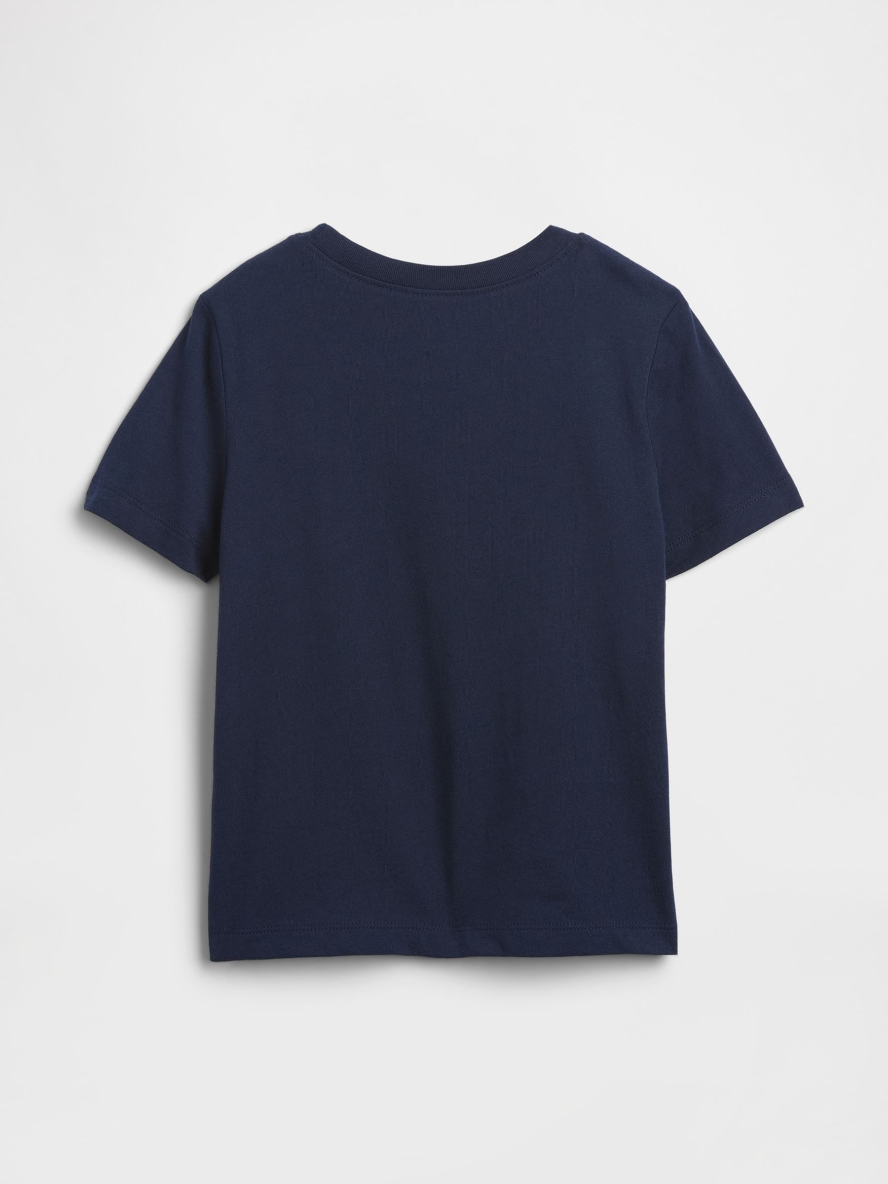 Navy Logo Crew Neck Short Sleeve T-Shirt (6mths-5yrs) - Image 2 of 3