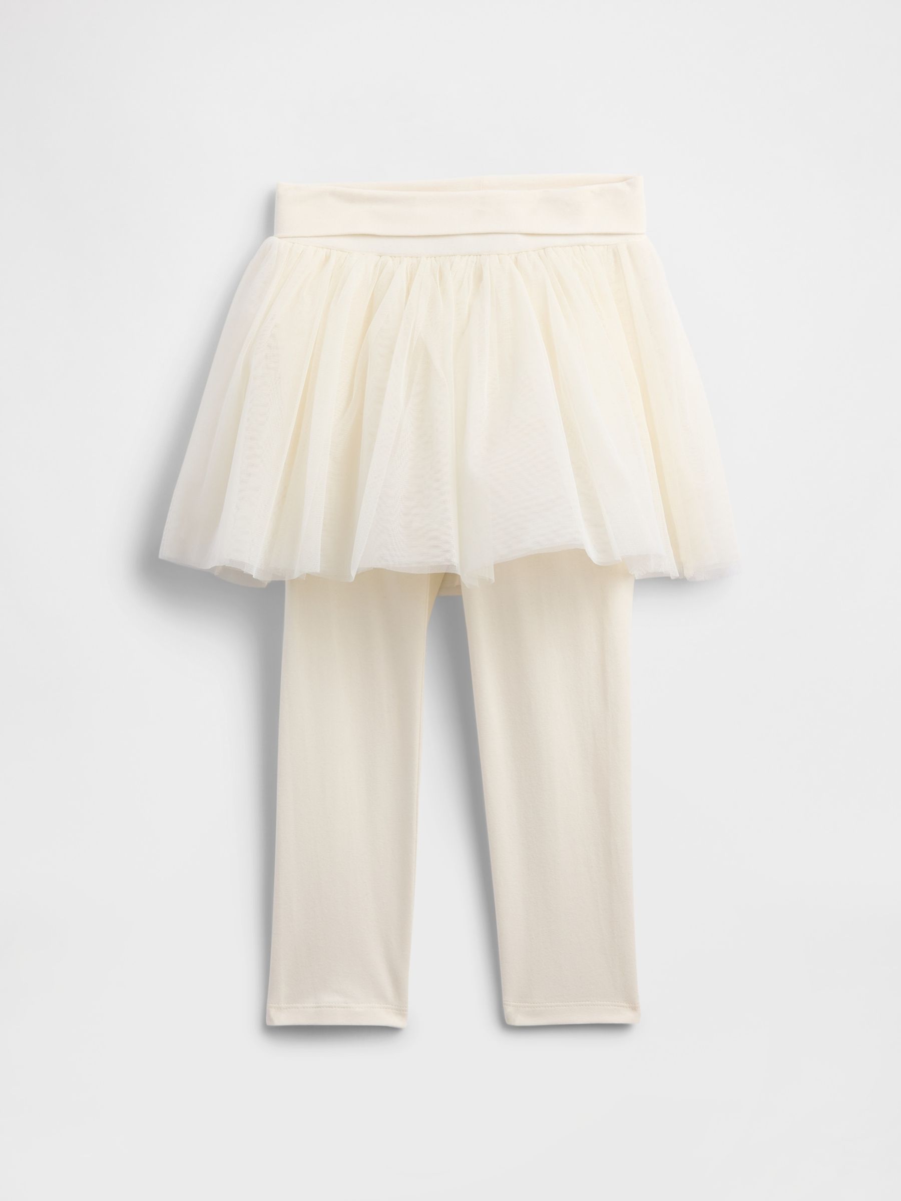 White Tulle Skirt Leggings (6mths-5yrs) - Image 1 of 3 White Tulle Skirt Leggings (6mths-5yrs) - Image 1 of 3
