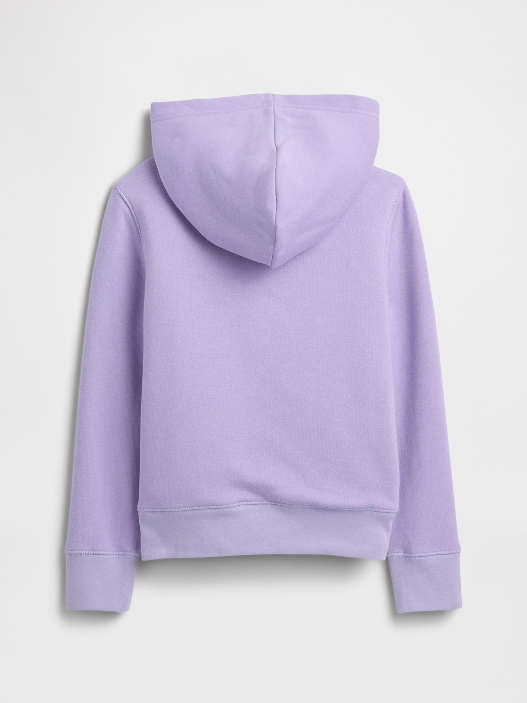 Purple Logo Sherpa-Lined Zip Up Hoodie | Gap