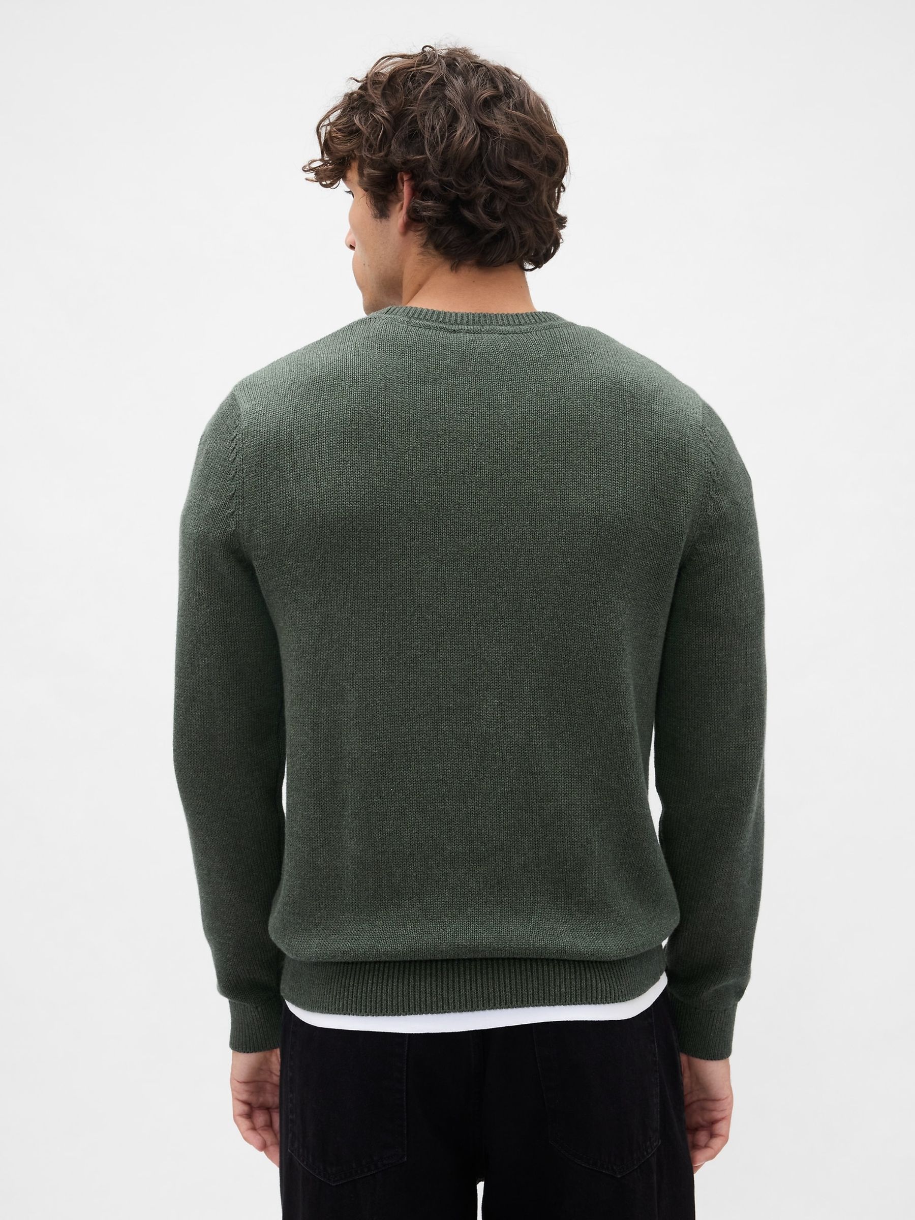 Green Haze Classic Crew Neck Jumper - Image 2 of 4