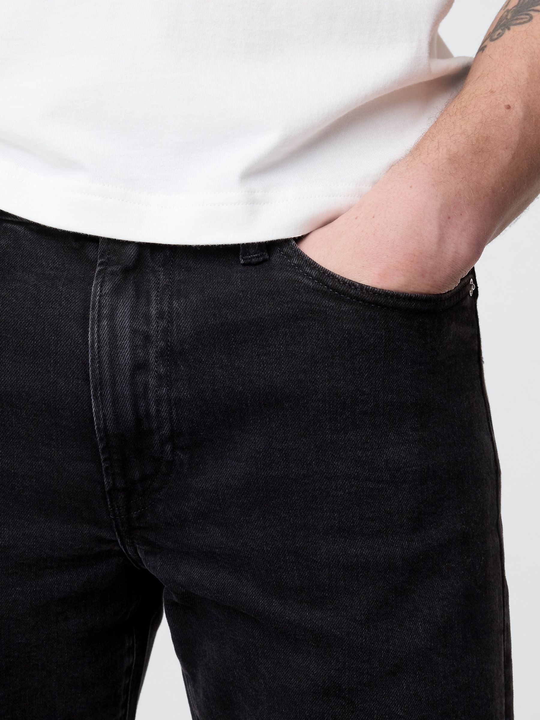 Black Straight Jeans - Image 4 of 4