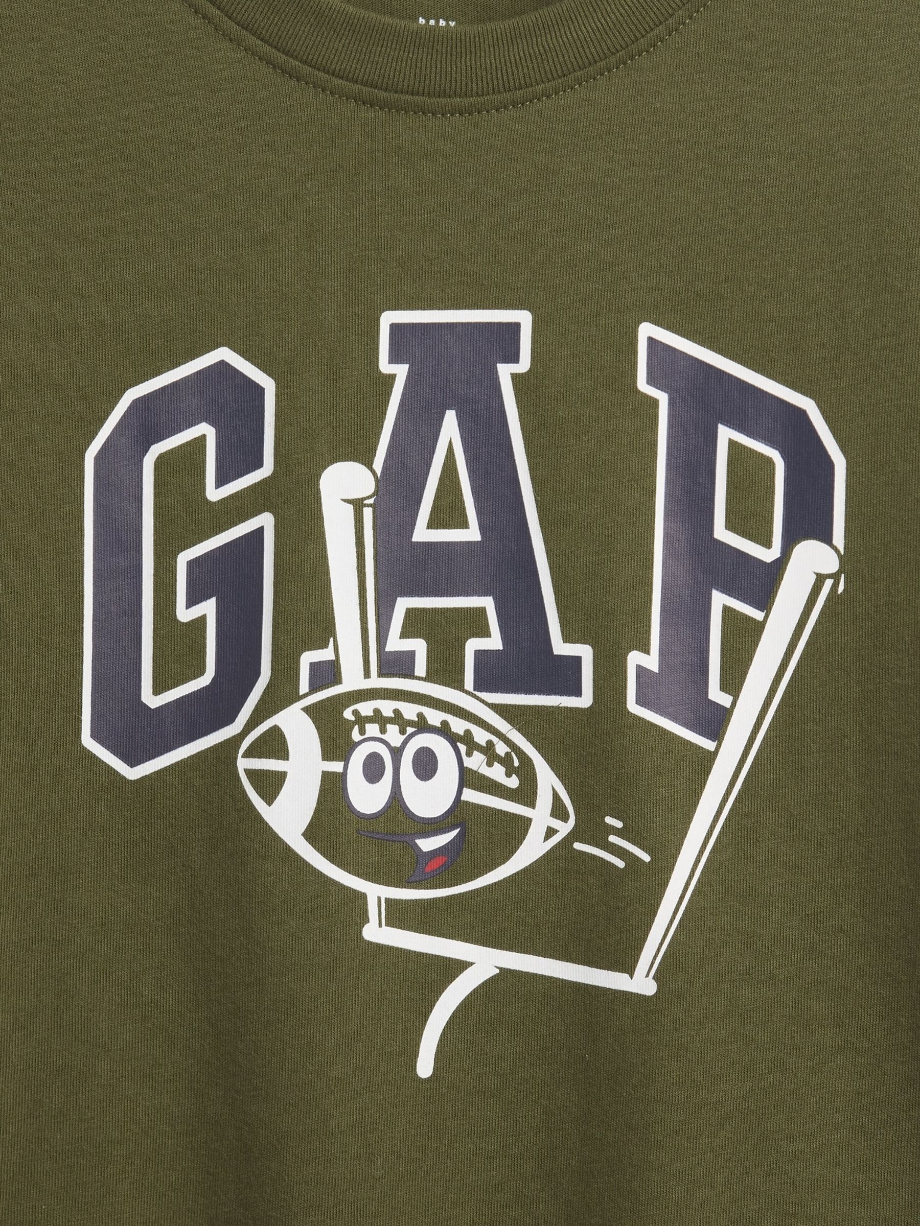 Green/Grey Graphic Crew Neck Short Sleeve T-Shirt (6mths-5yrs) - Image 3 of 3
